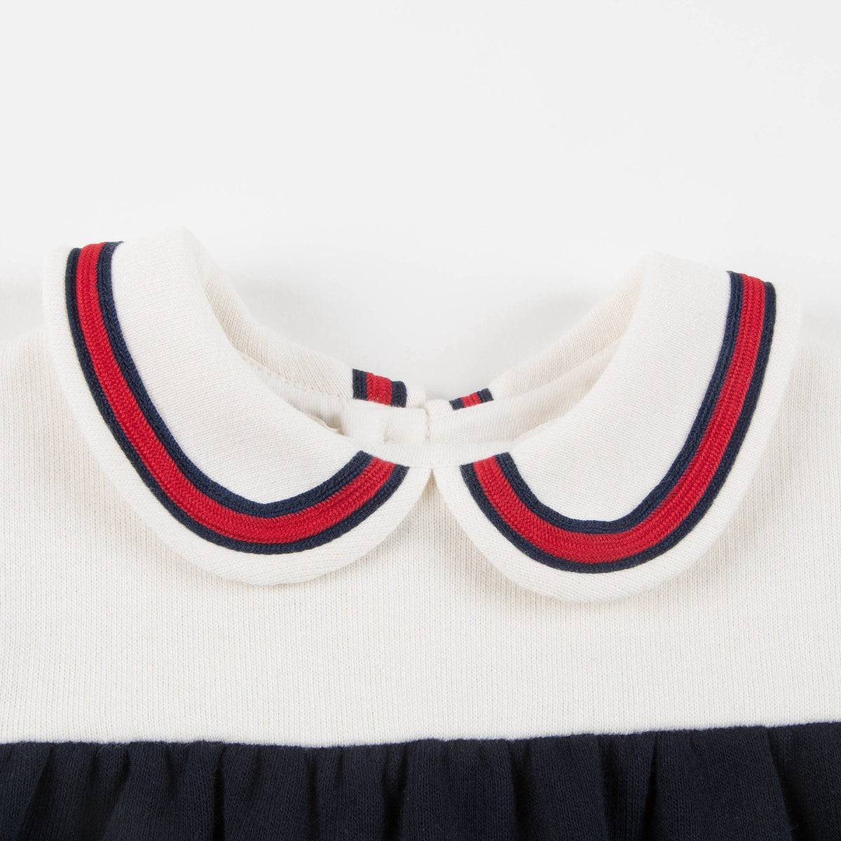 Robe en jersey bleue pour bébé fille