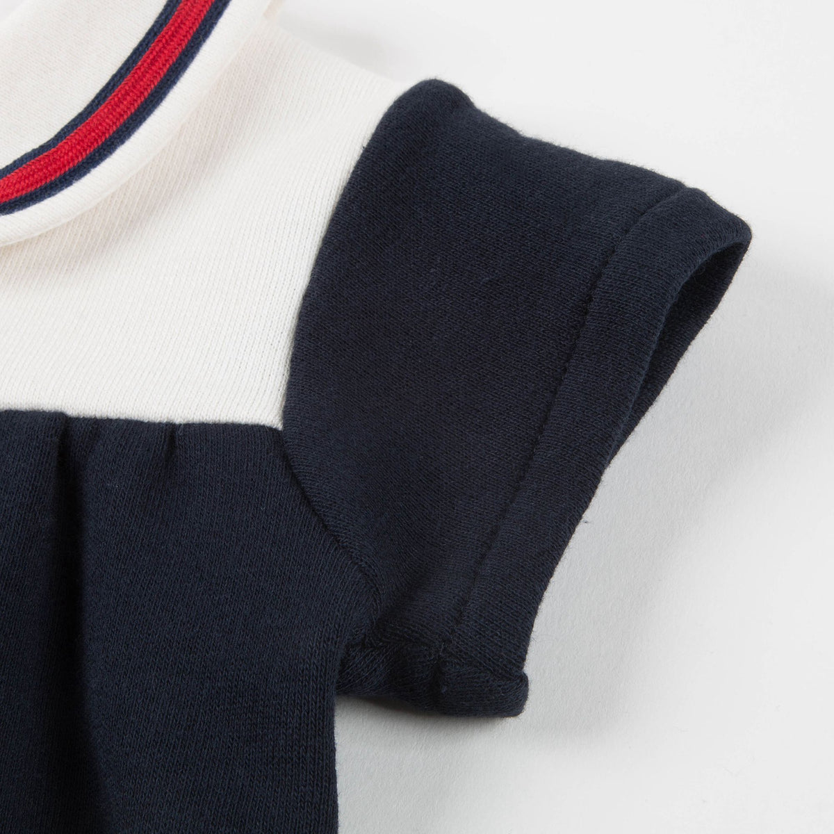 Robe en jersey bleue pour bébé fille