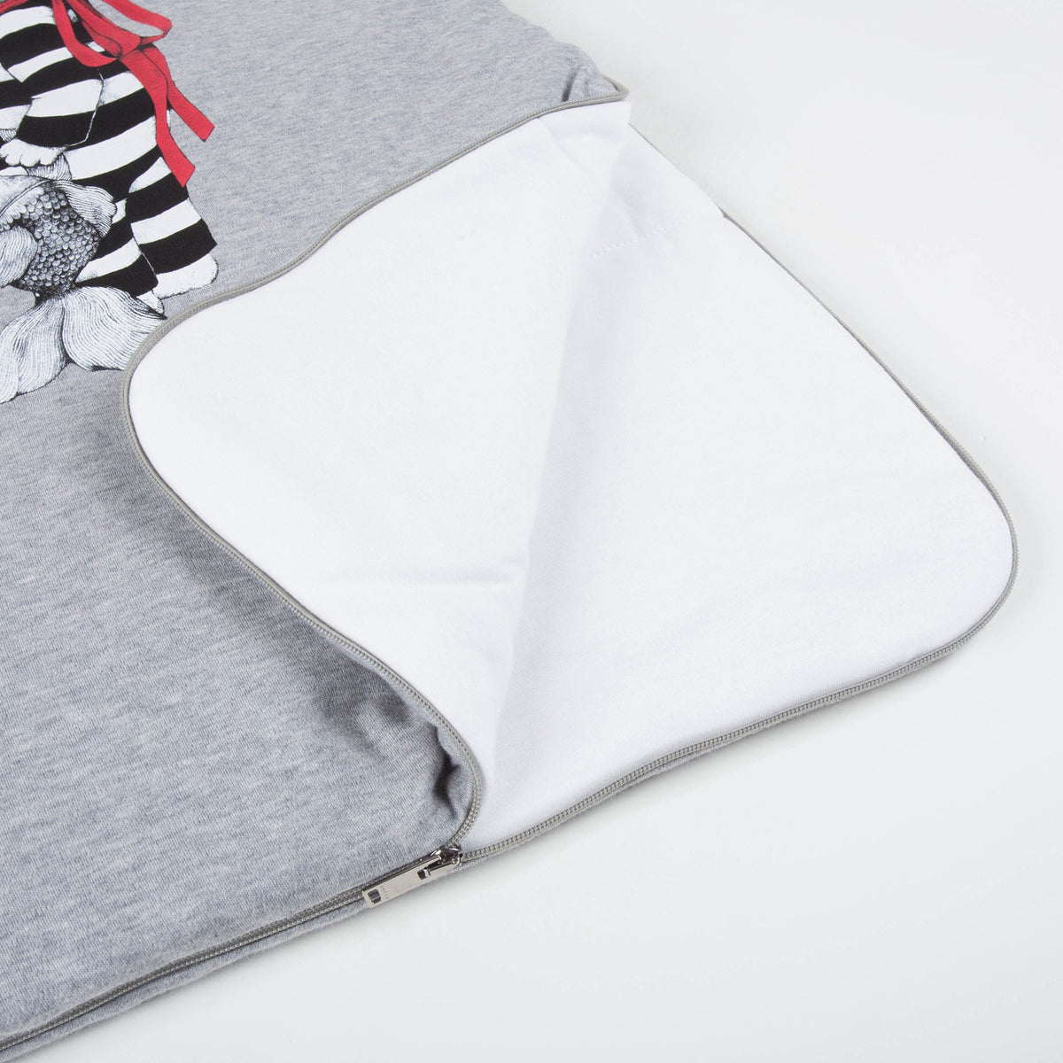 Robe imprimée bébé chat gris