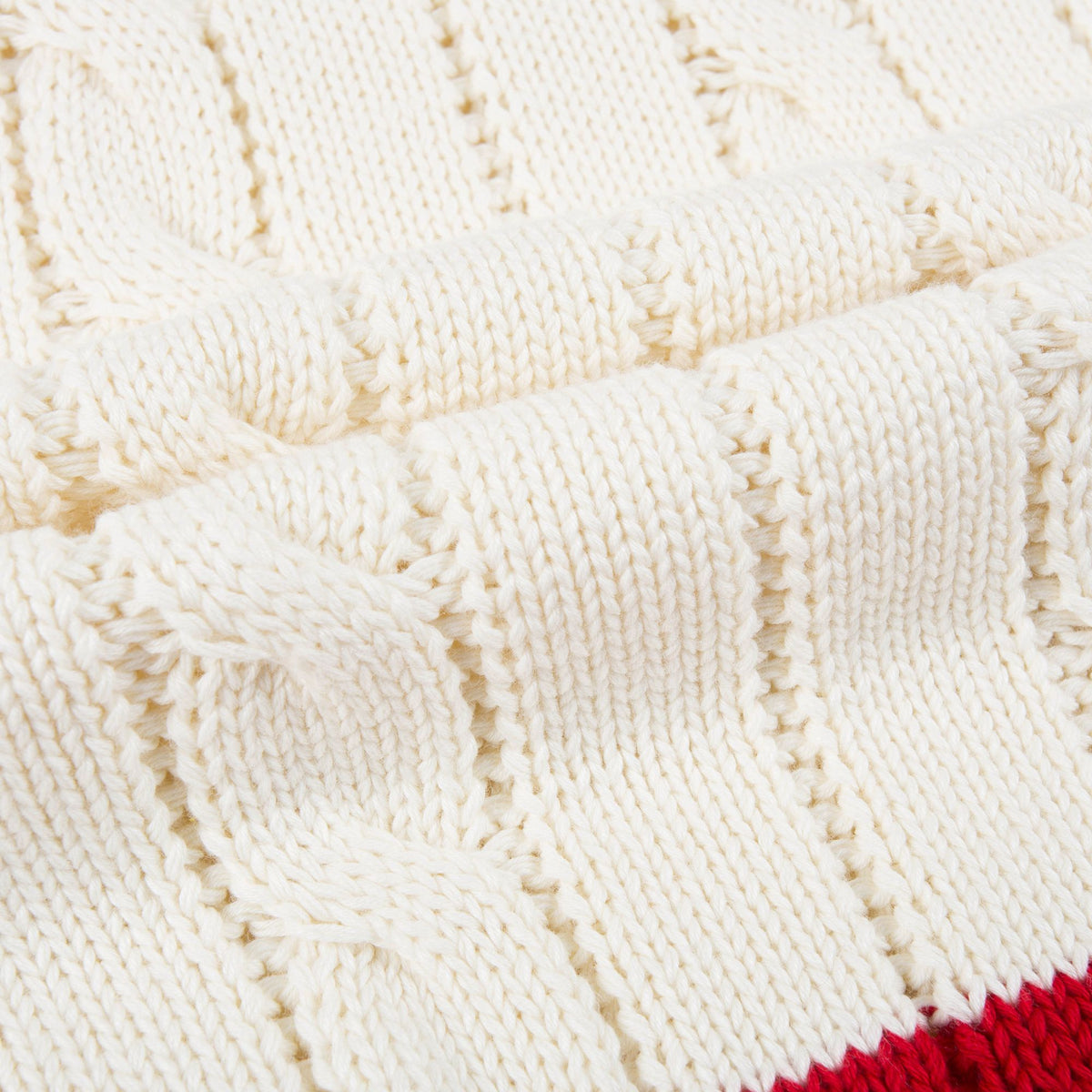 Pull rayé blanc et rouge pour filles