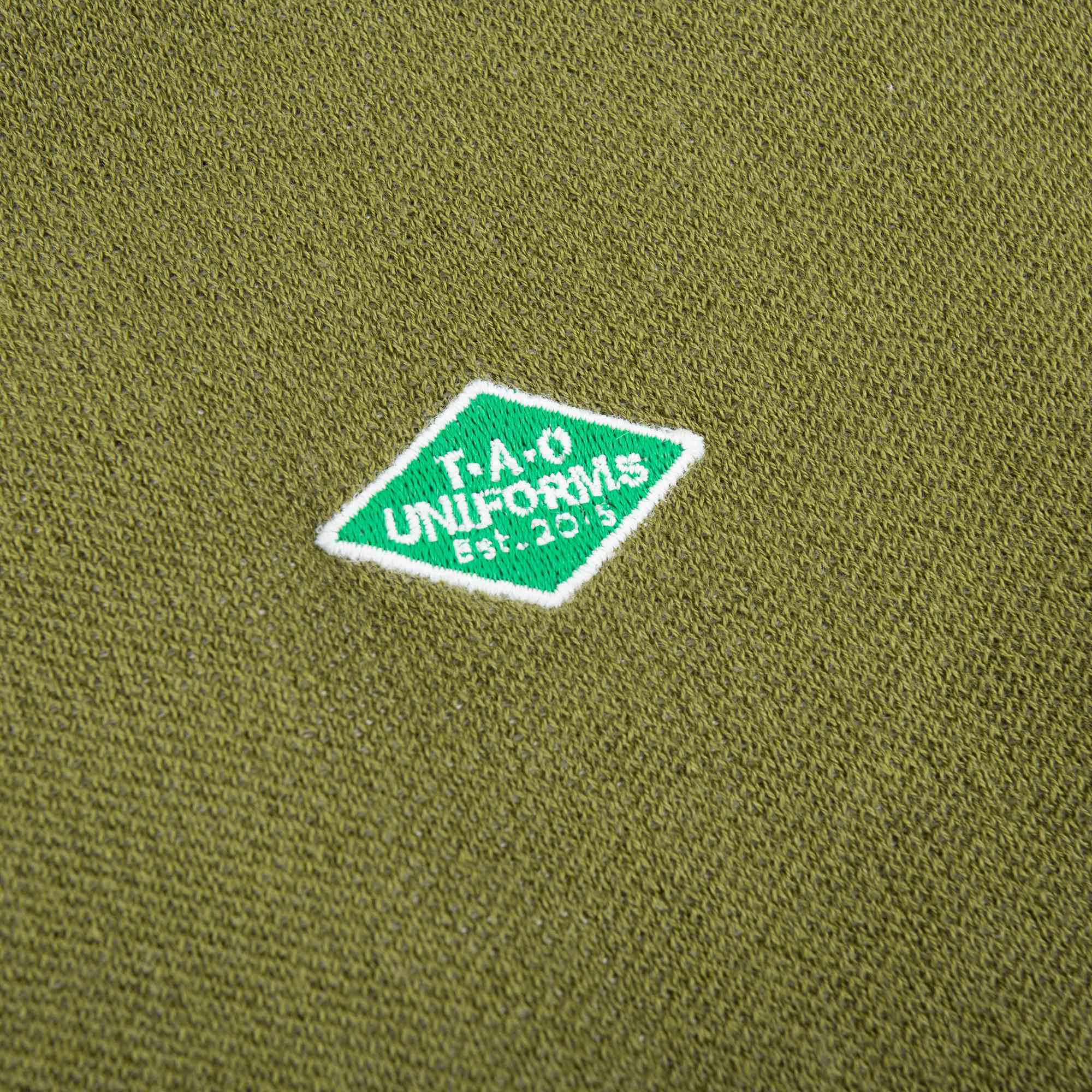 Girls Military Green Cotton Cardingan