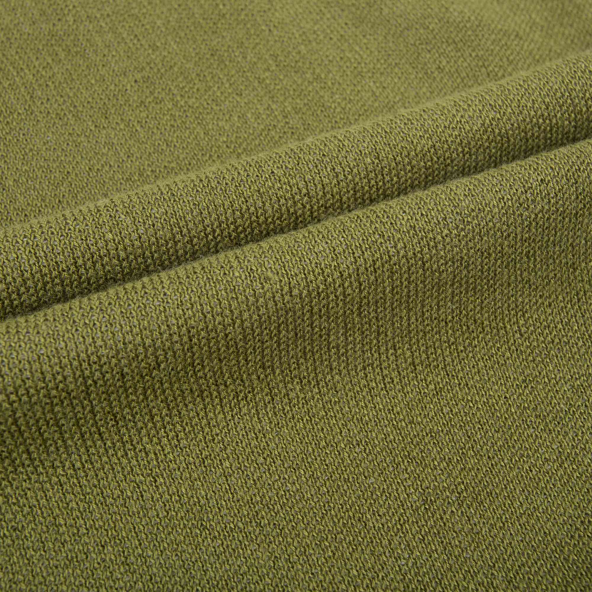 Girls Military Green Cotton Cardingan