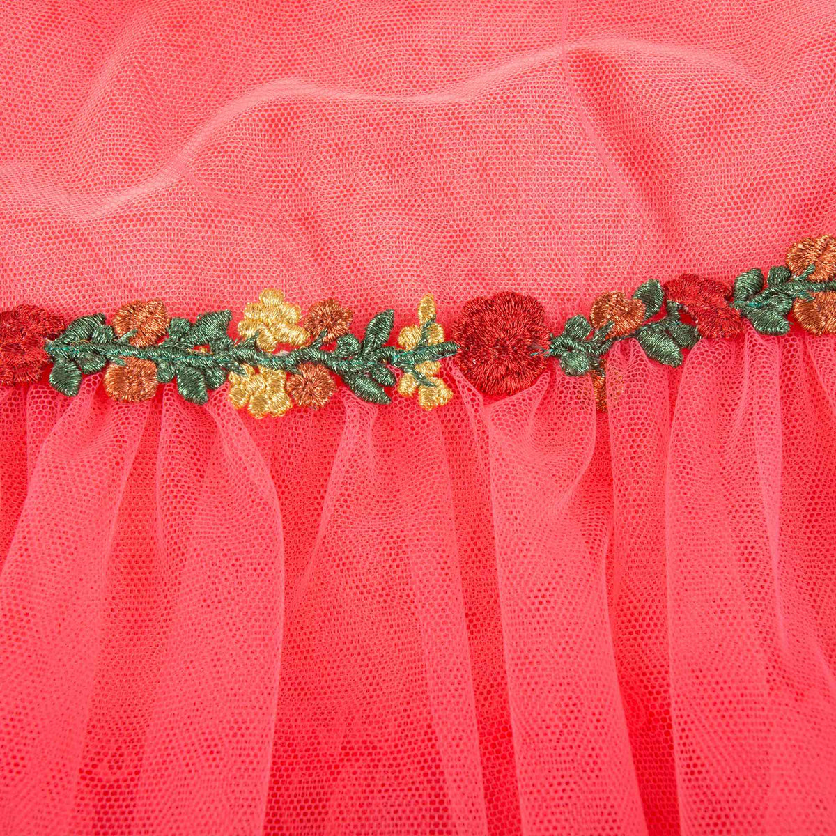 Robe corail rose pour bébés filles