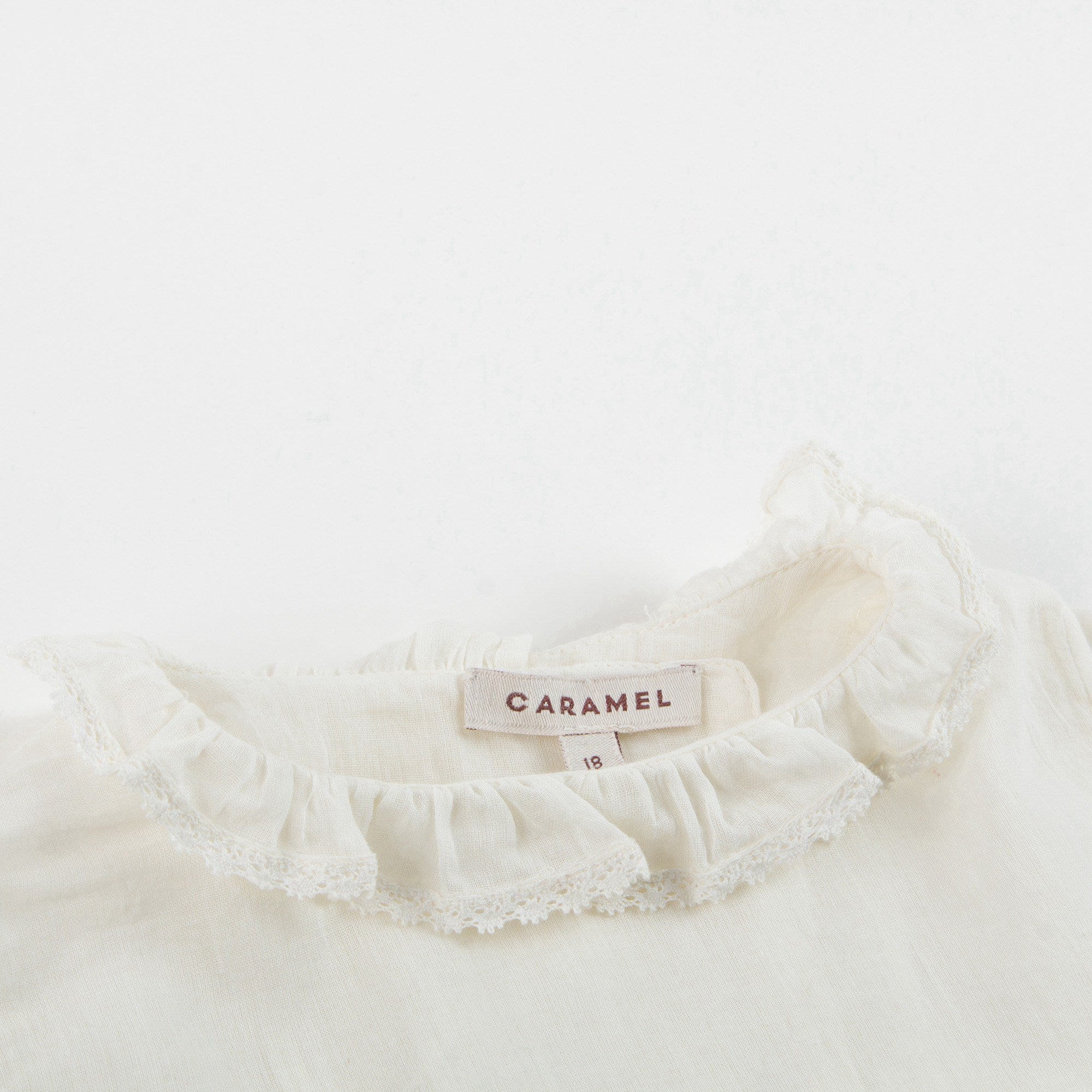 Baby Girls Ivory Woven Top