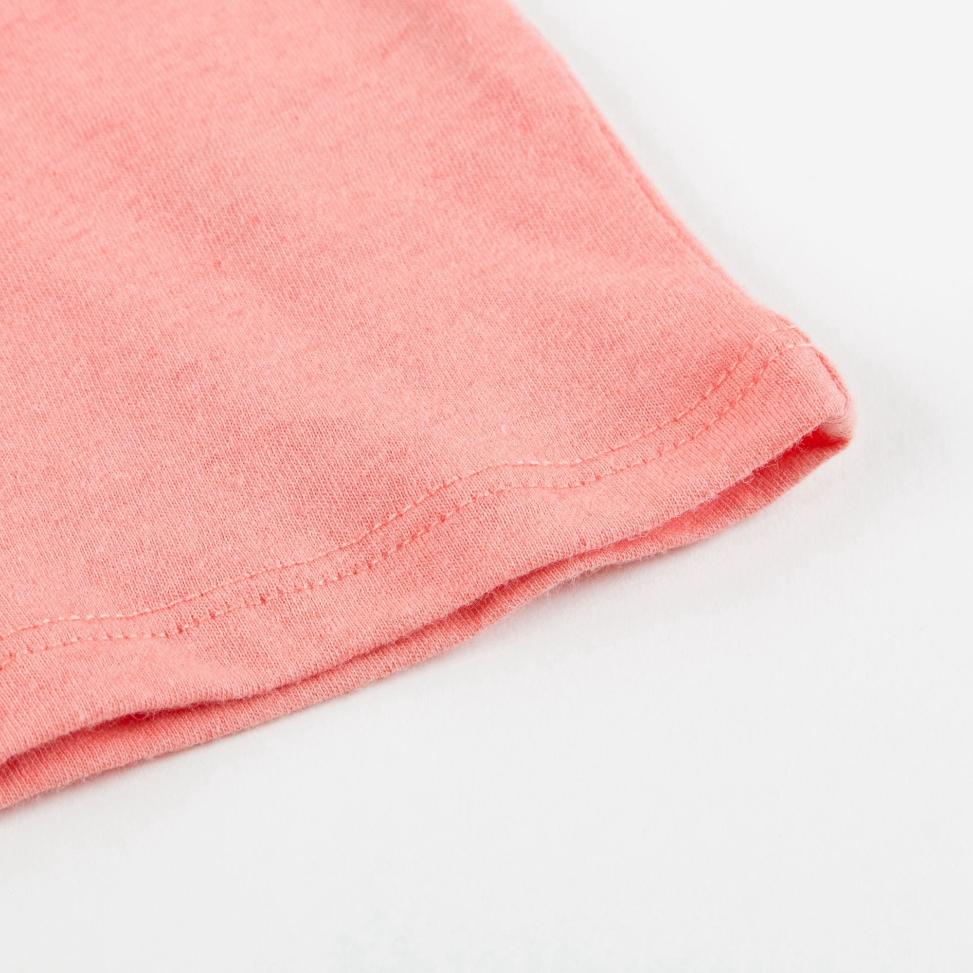 Girls Coral Pink Jersey Top