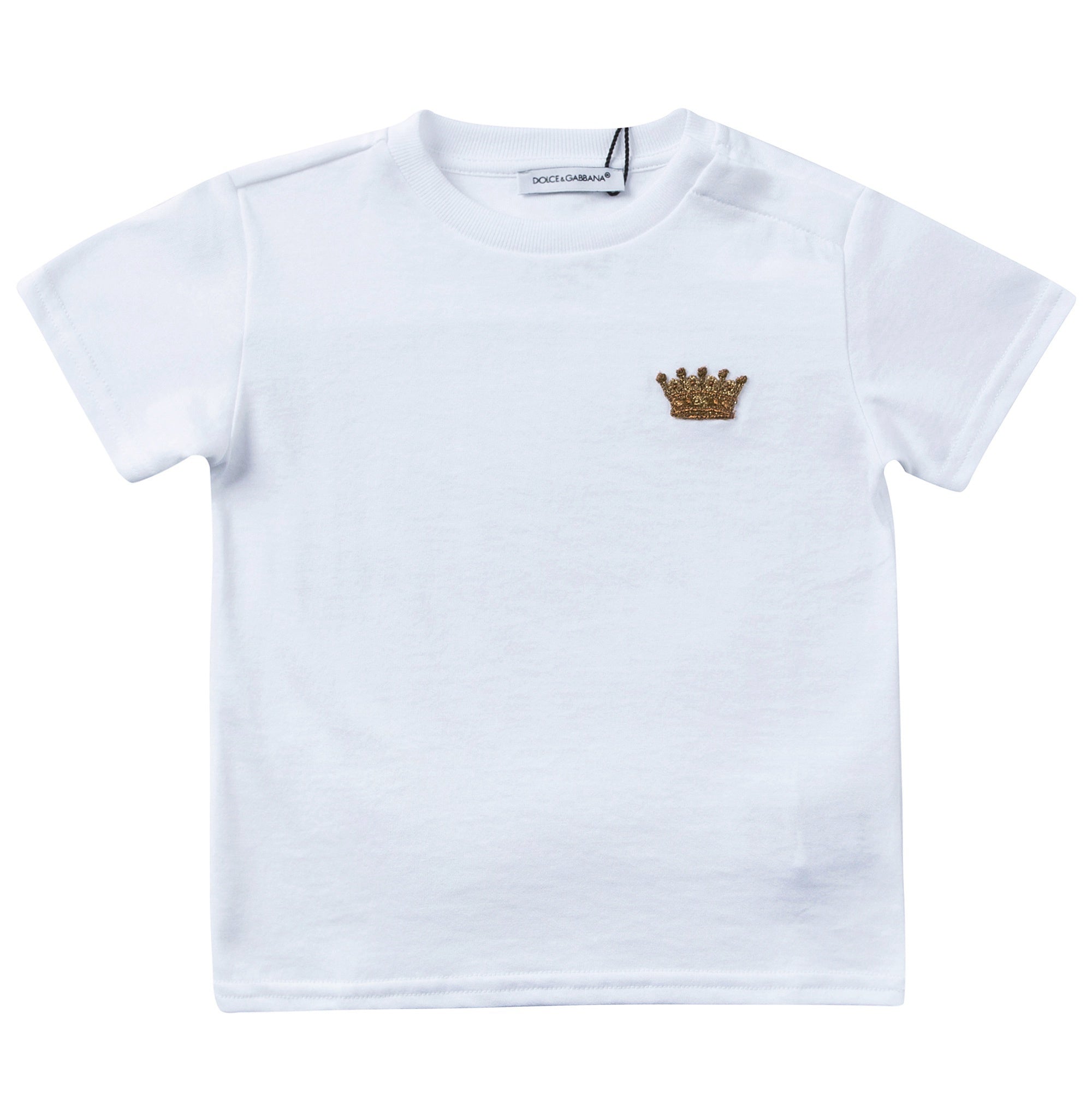 Baby White Cotton T-shirt