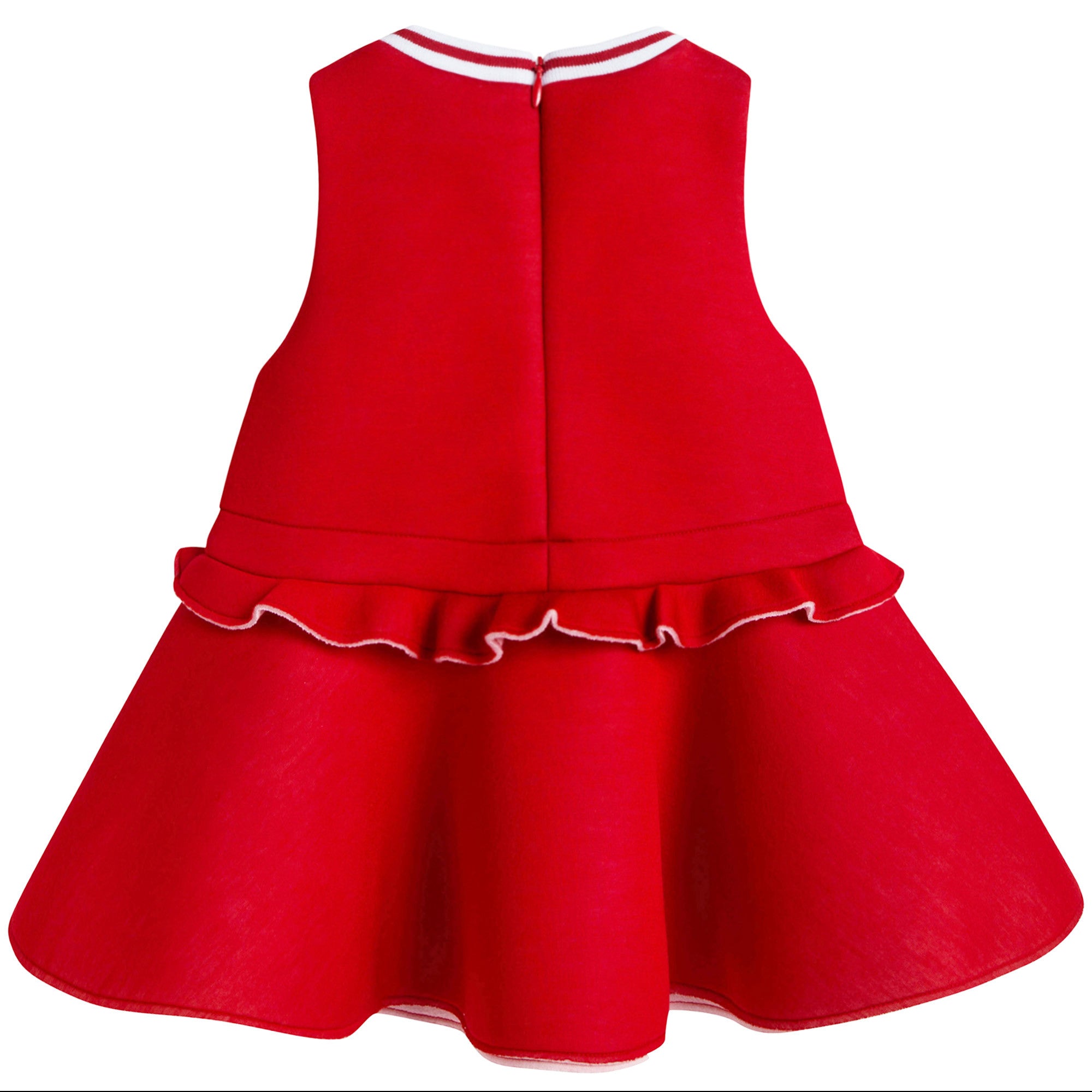 Baby Girls Red Neoprene Dress