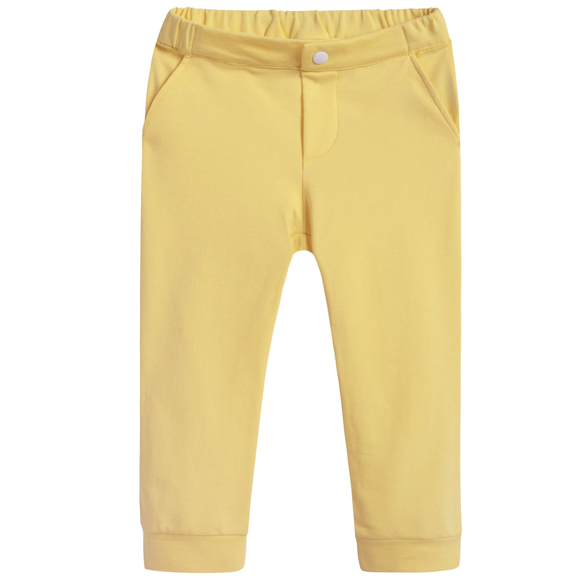 Baby Girls Yellow Neoprene Trousers