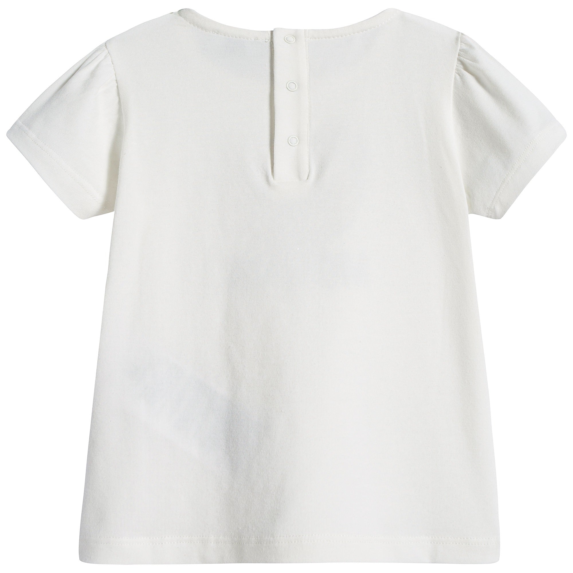 Baby Girls Ivory Teddy T-shirt