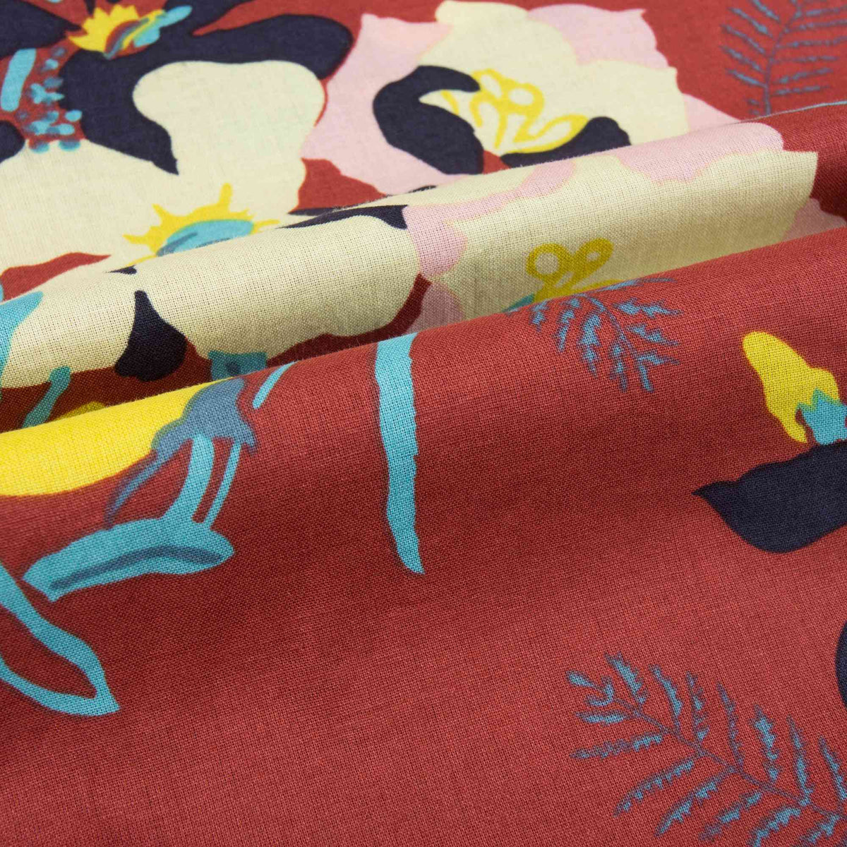 Robe imprimée lie-de-vin pour fille