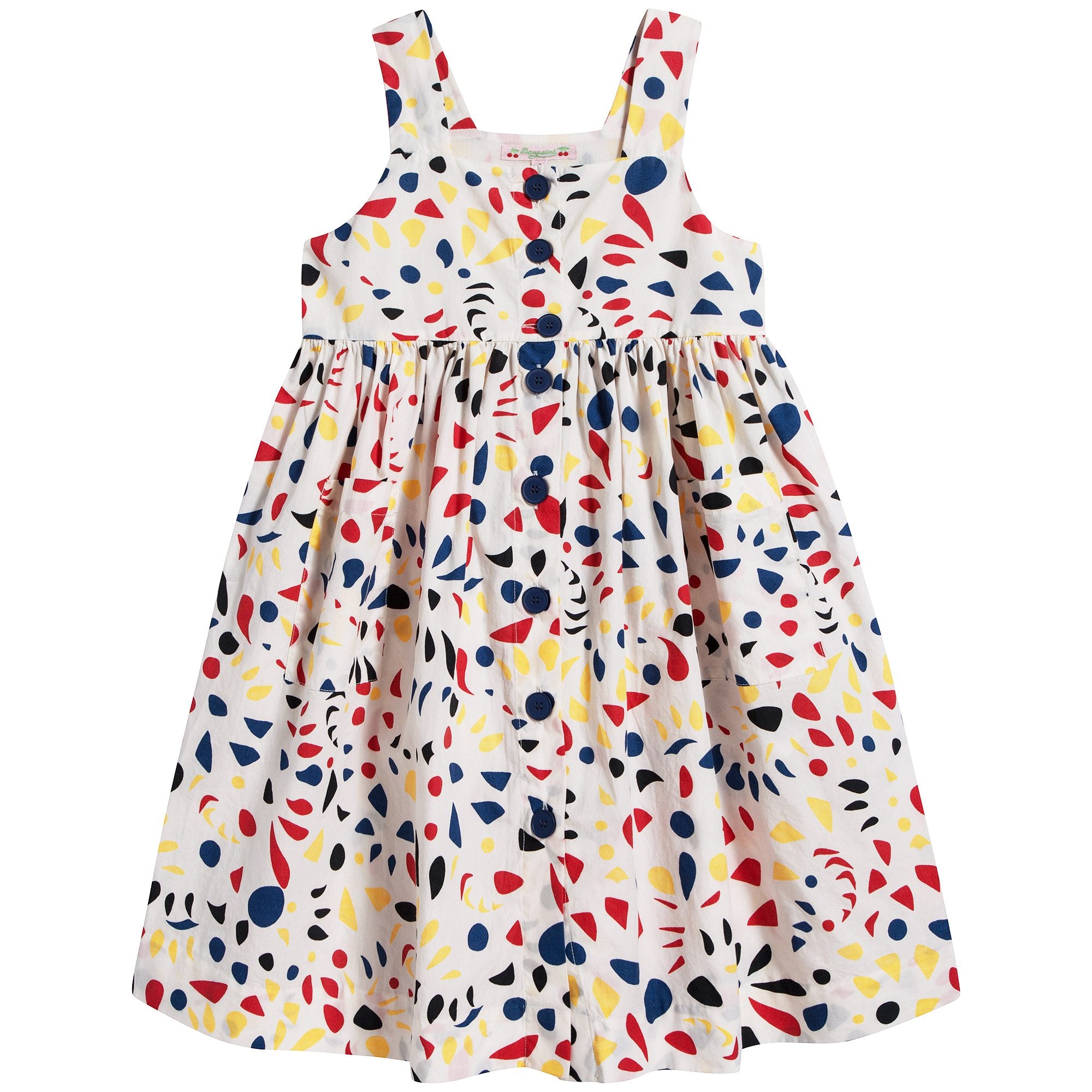 女童彩色连衣裙