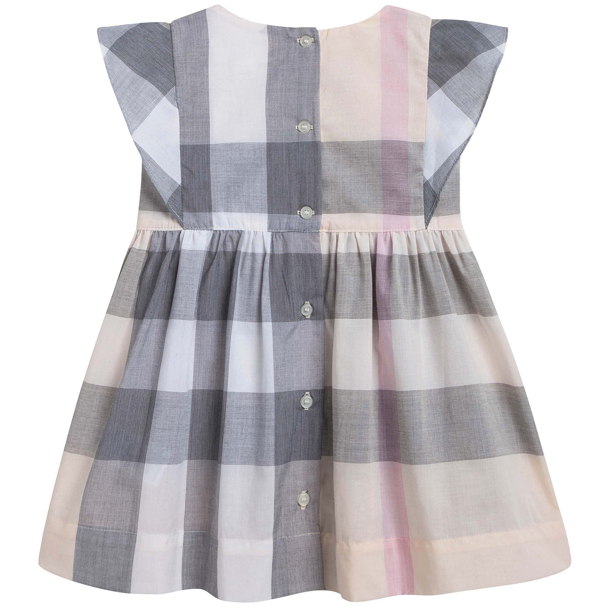 Baby Girl Apricot Check Dress