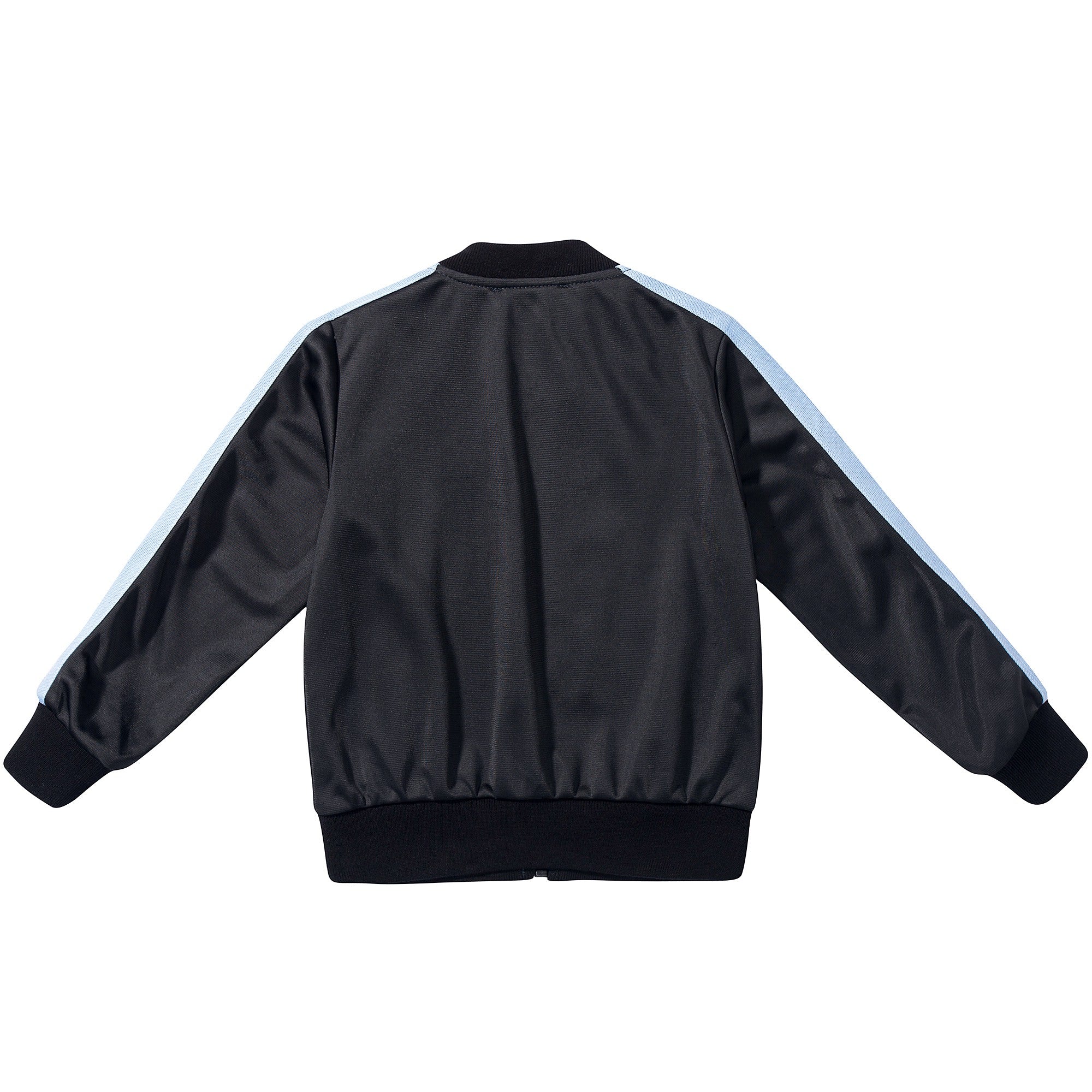 Girls Black Logo Triacetat Unisex Jacket