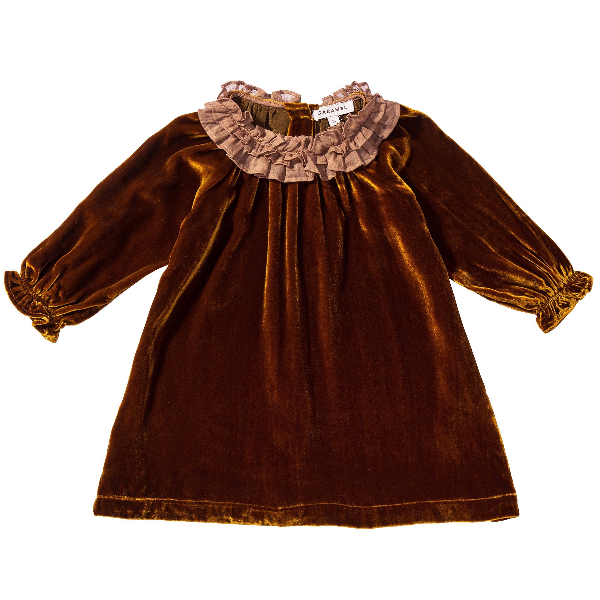 Baby Girls Dark Berry Woven Dress