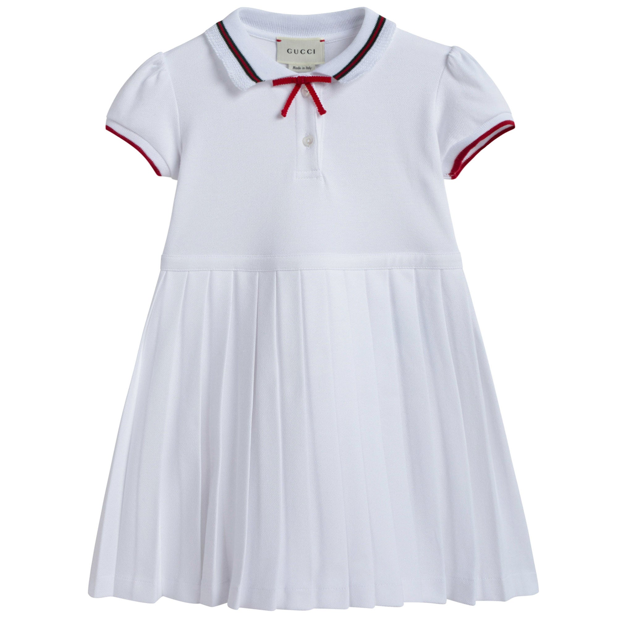 Baby Girls White Piqué Dress