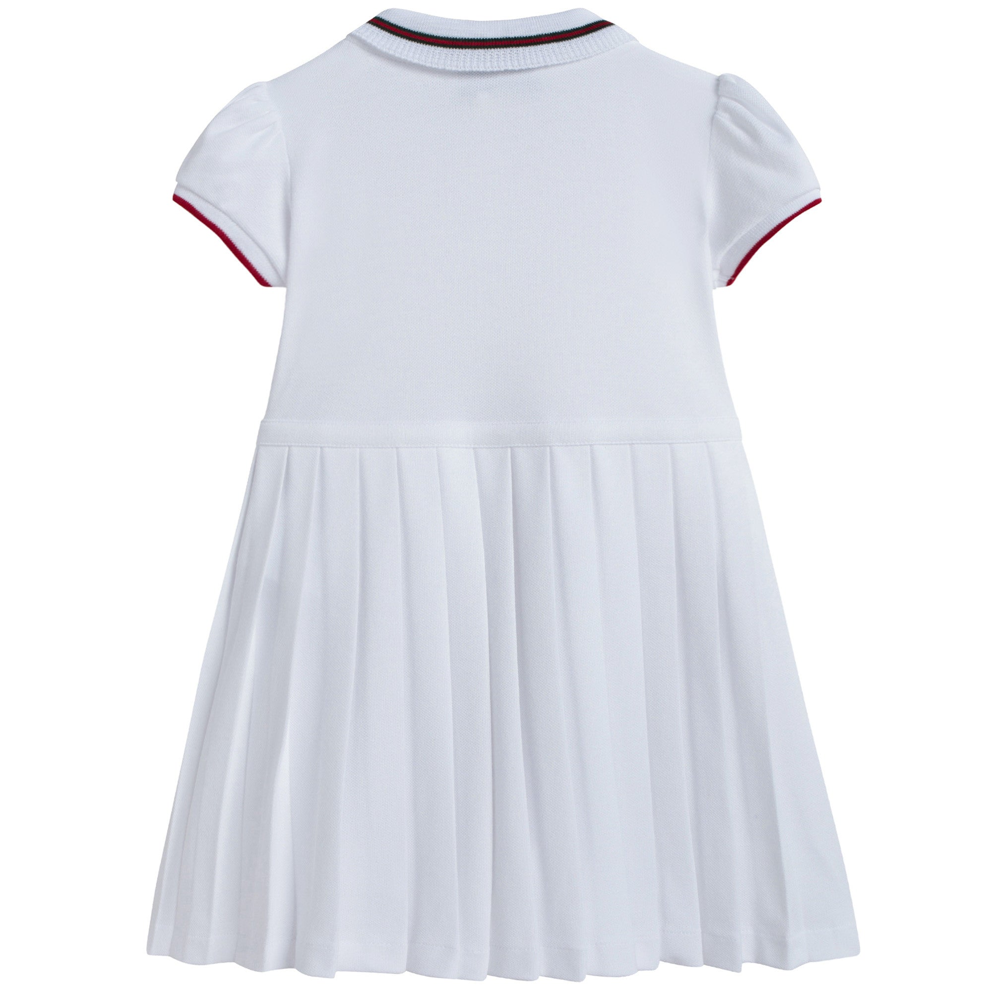 Baby Girls White Piqué Dress
