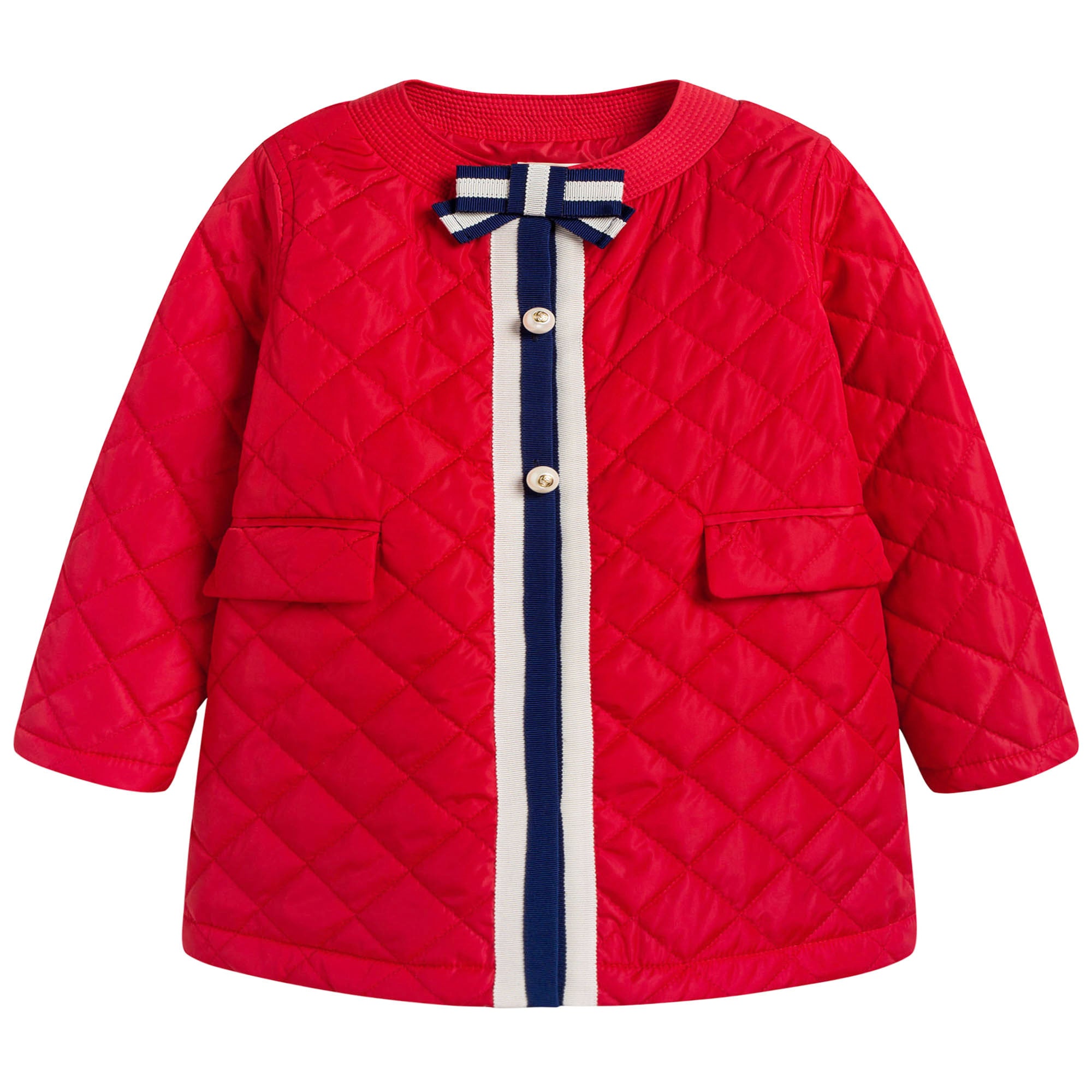 Baby Girls Red Down Padded Jacket