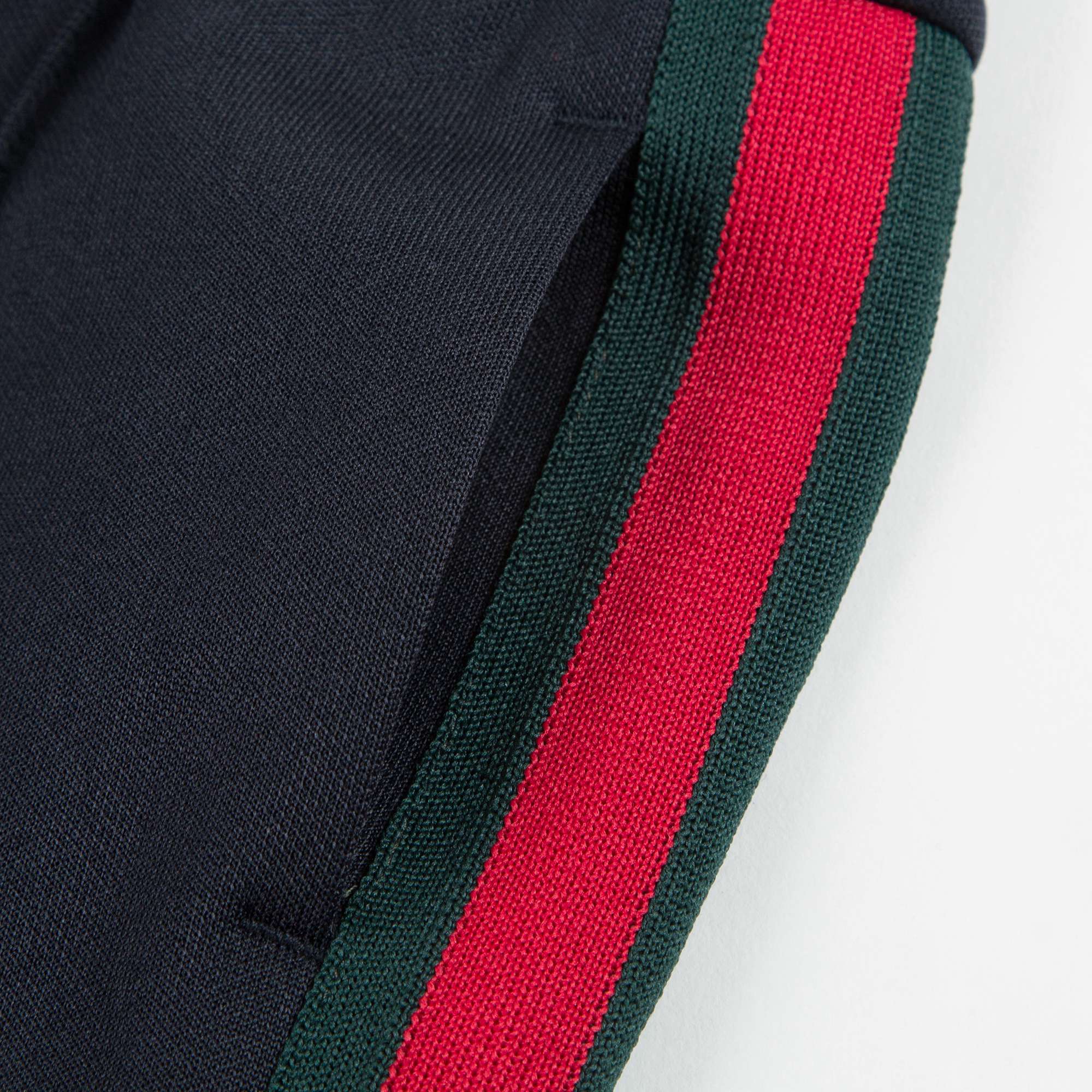 Girls Navy Blue Jersey Trousers