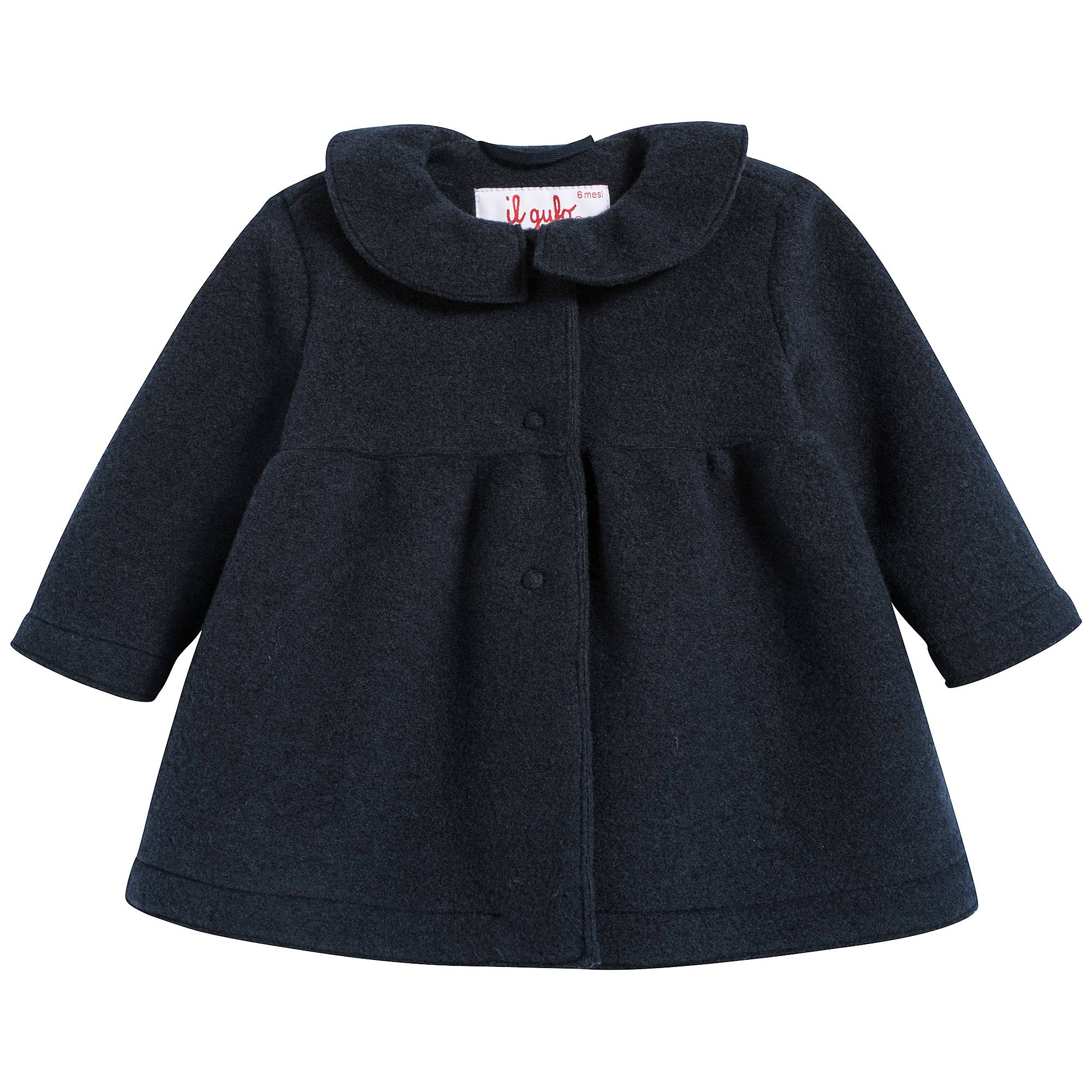 Baby Girls Navy Blue Coat
