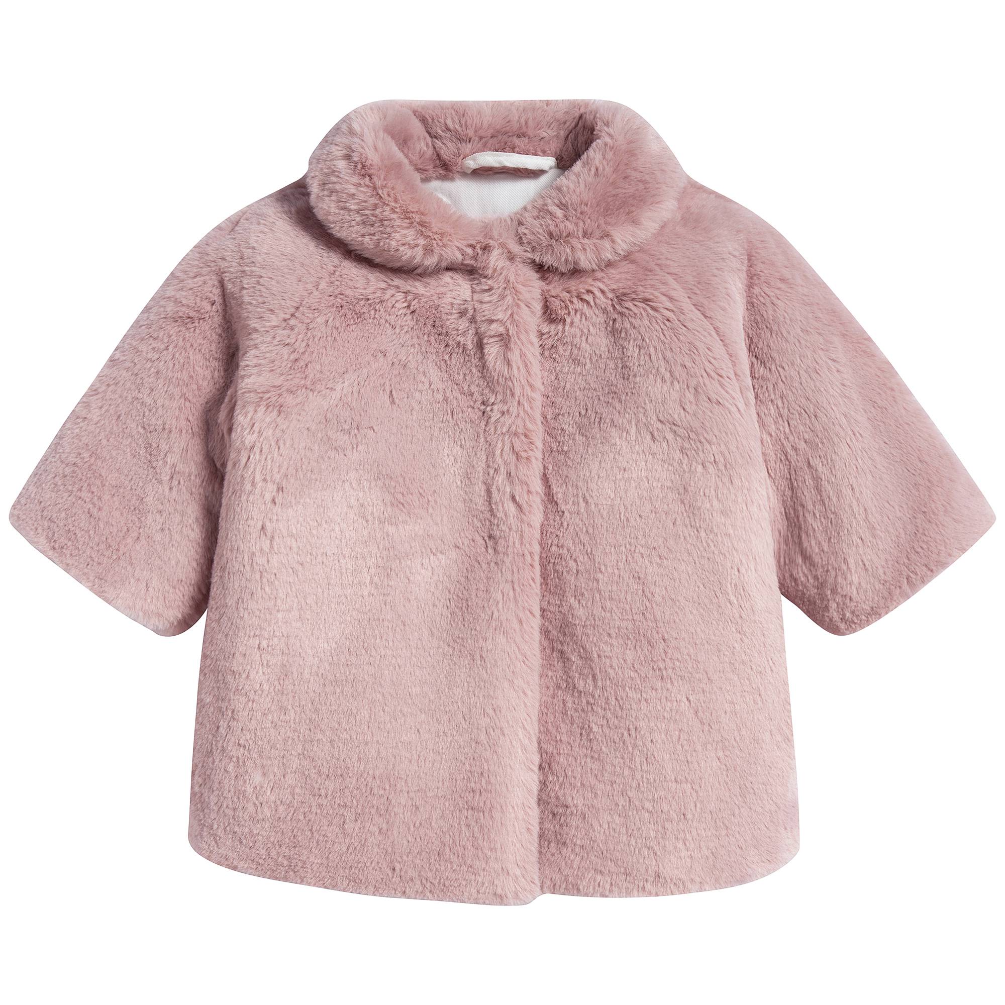 Baby Girls Powder Rose Coat