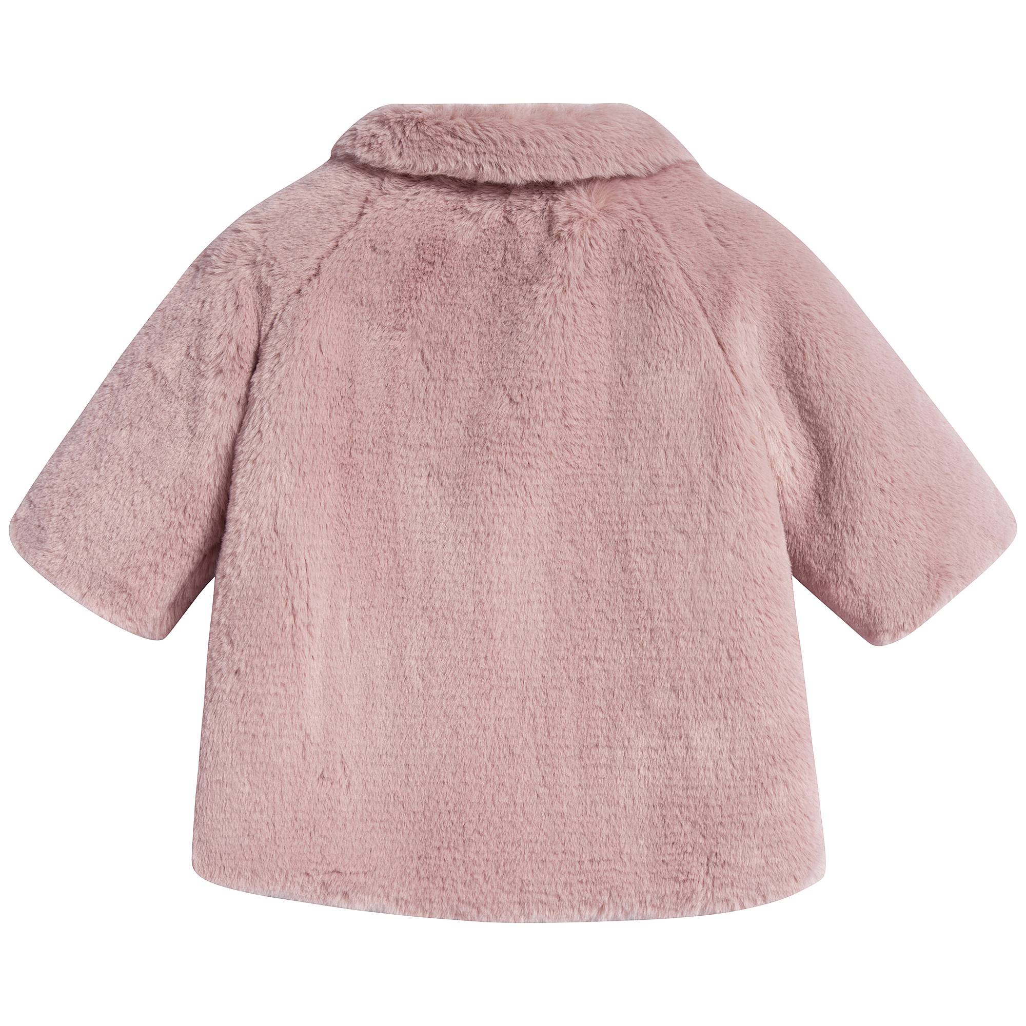 Baby Girls Powder Rose Coat