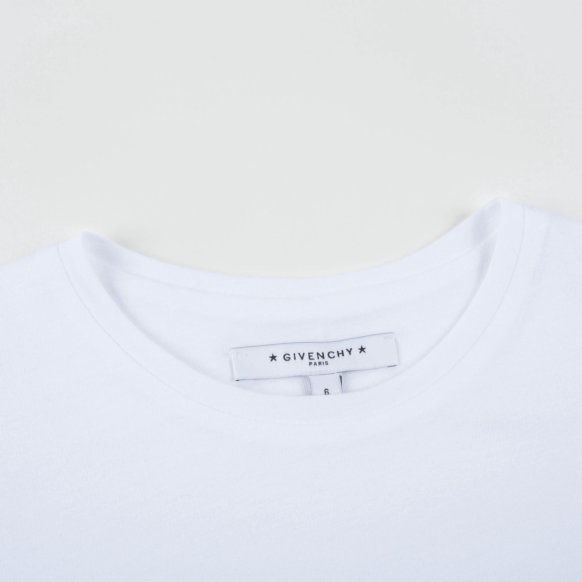 Girls White Logo Cotton Dress