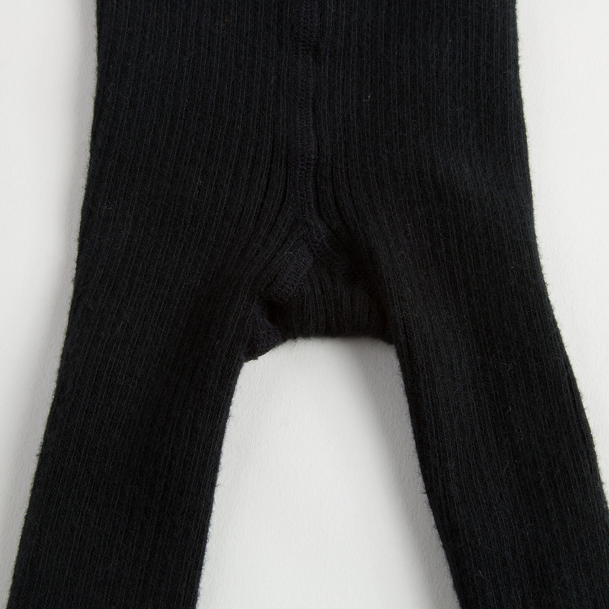 Baby Girls Black Cotton Tights - CÉMAROSE | Children's Fashion Store - 5