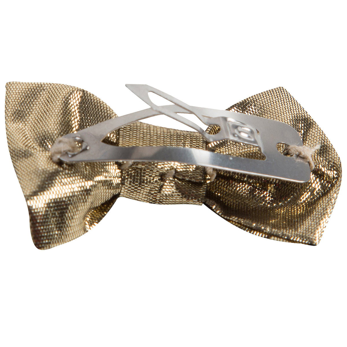 Girls Gold Bow Two Piece Hairclip - CÉMAROSE | Children's Fashion Store - 4