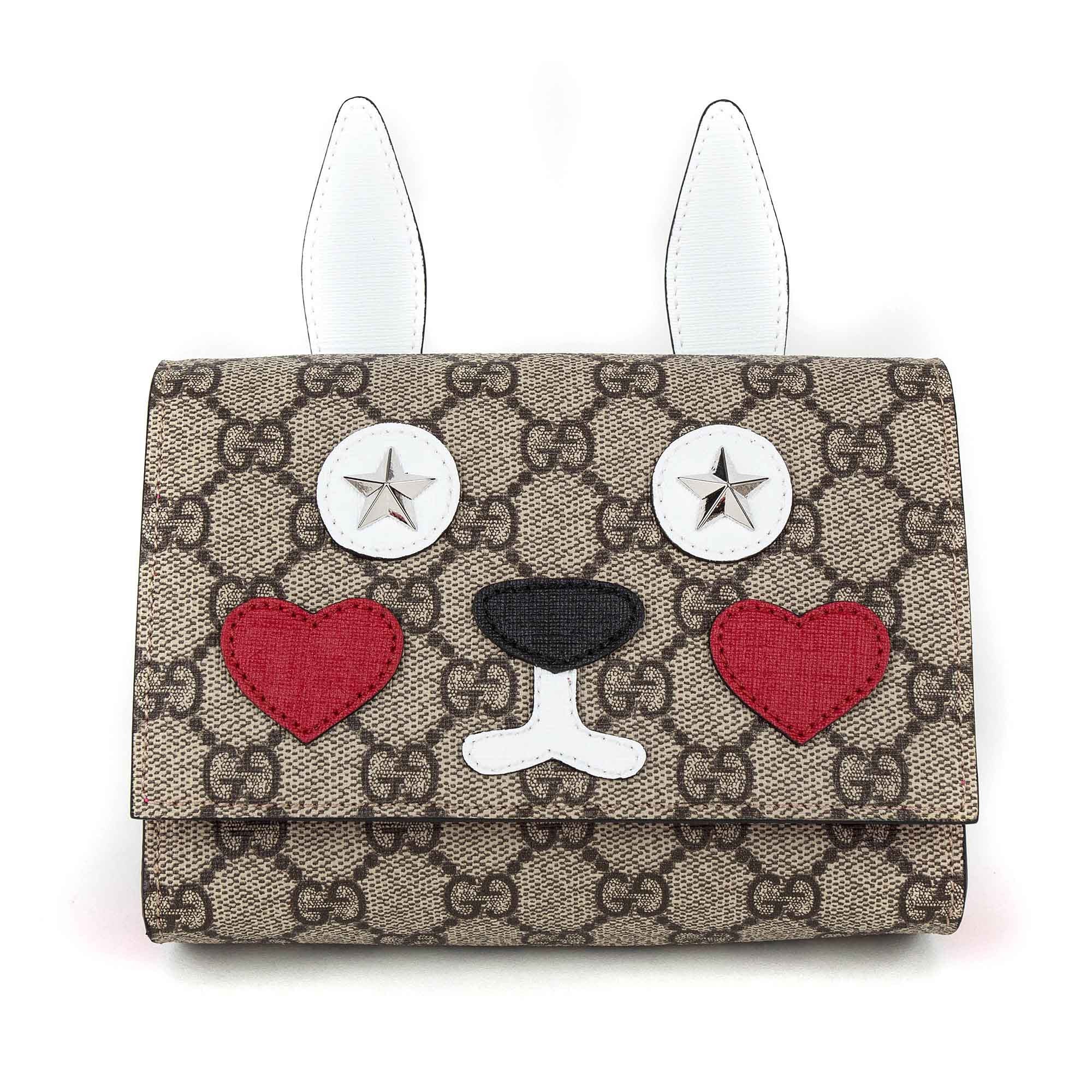 Girls Beige Bunny Bag