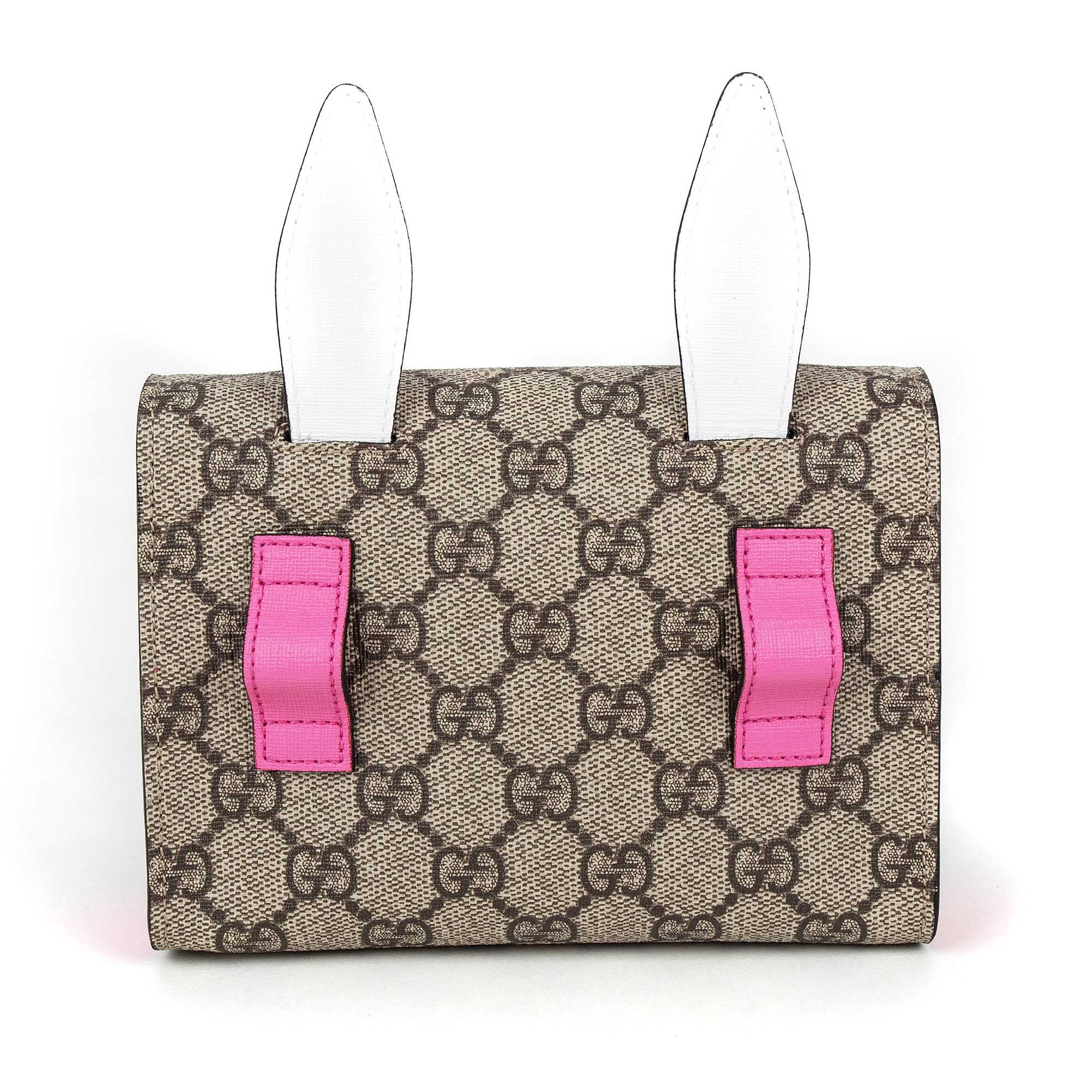 Girls Beige Bunny Bag
