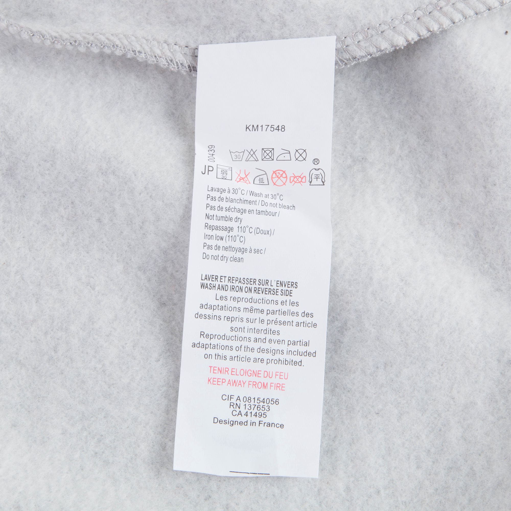 Girls Marl Grey & Red Cotton Cradigan