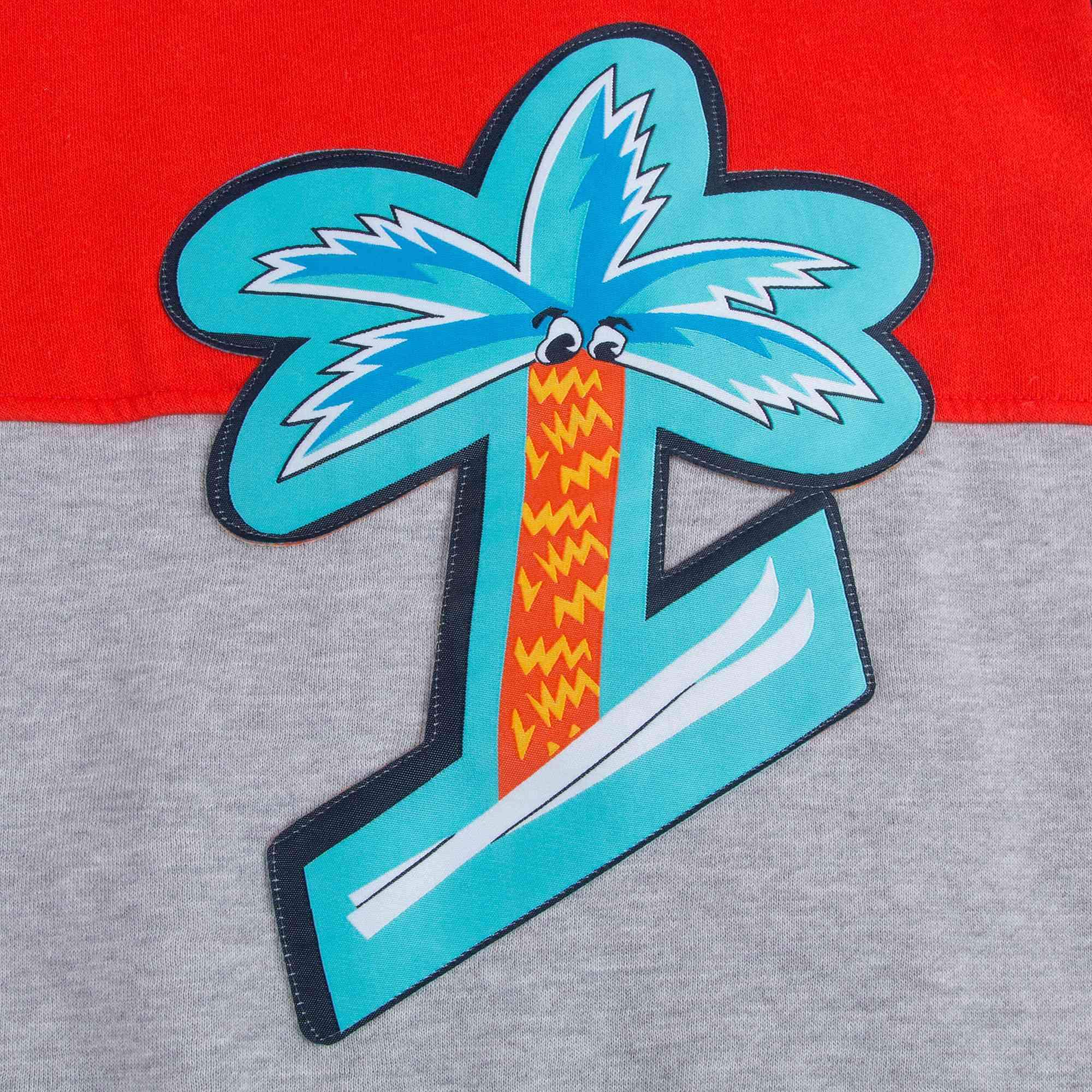 Girls Marl Grey & Red Cotton Cradigan