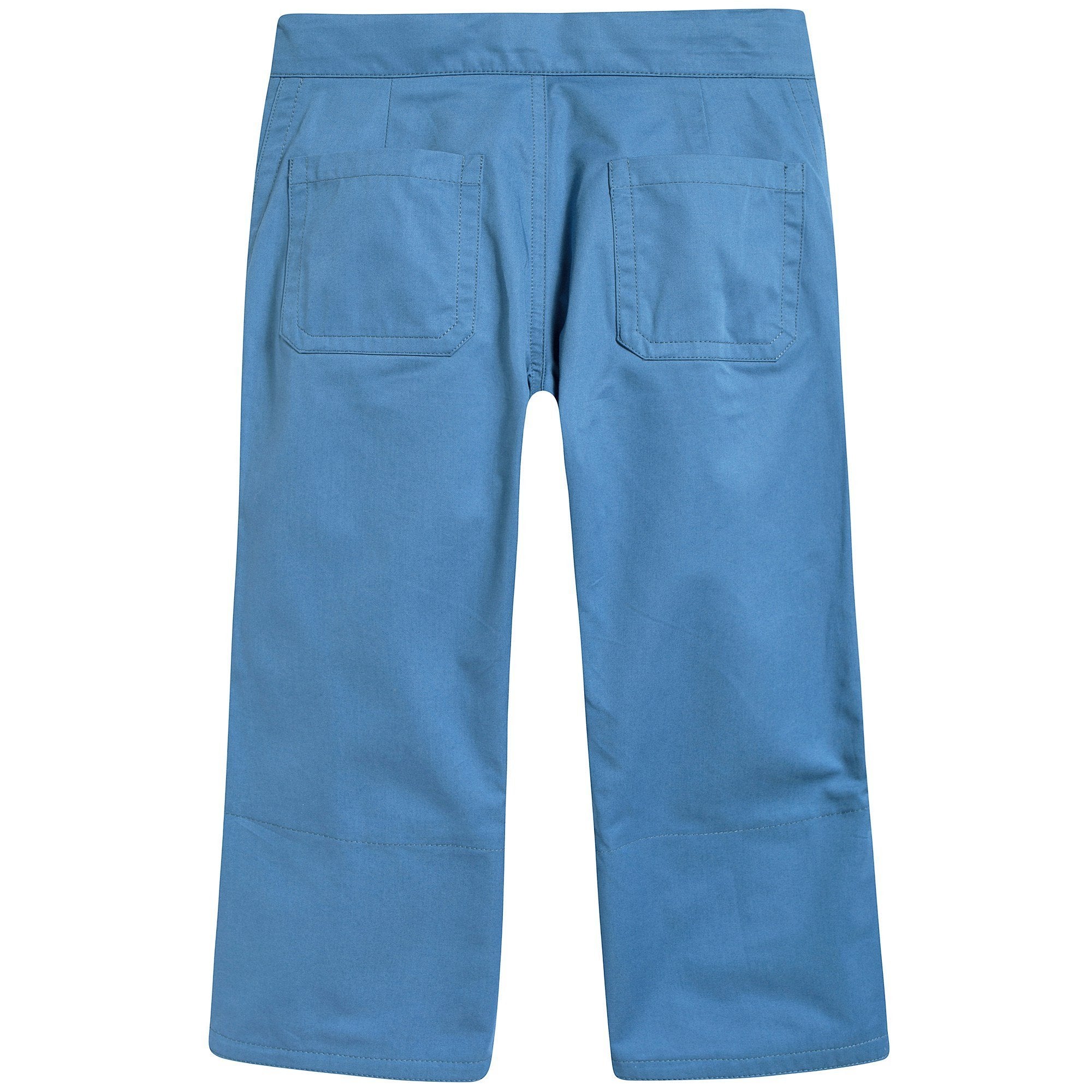 Girls Bright Cobalt Cotton Trousers
