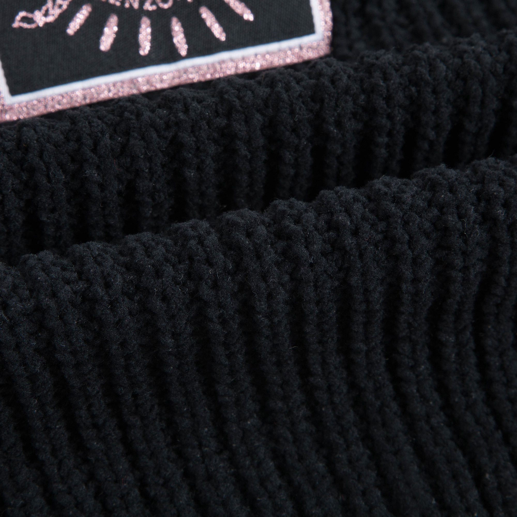 Girls Black & White Cotton Sweater