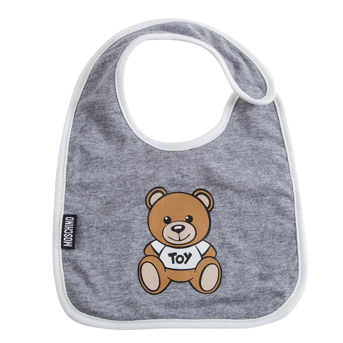 Ensemble 3 pièces de grenouillère bébé imprimée jouet blanc et gris