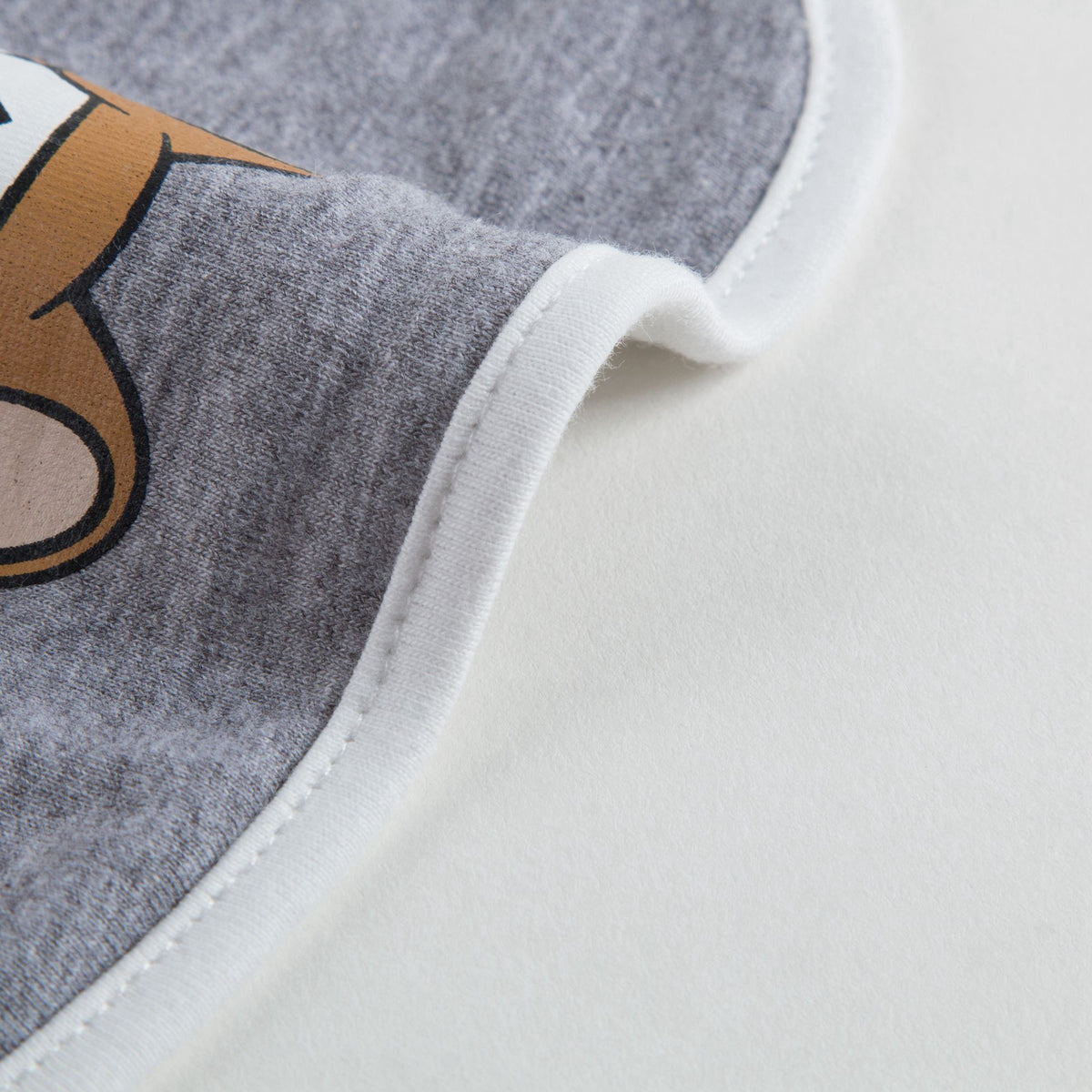 Ensemble 3 pièces de grenouillère bébé imprimée jouet blanc et gris