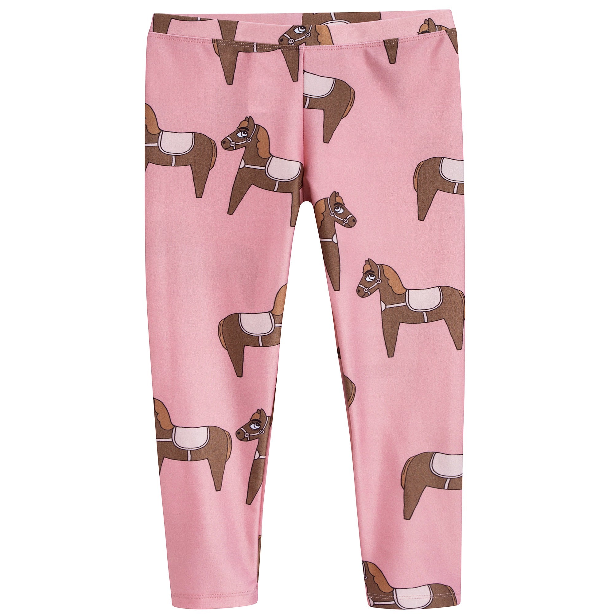 Girls Pink Horse Fancy Swimwear Leggings