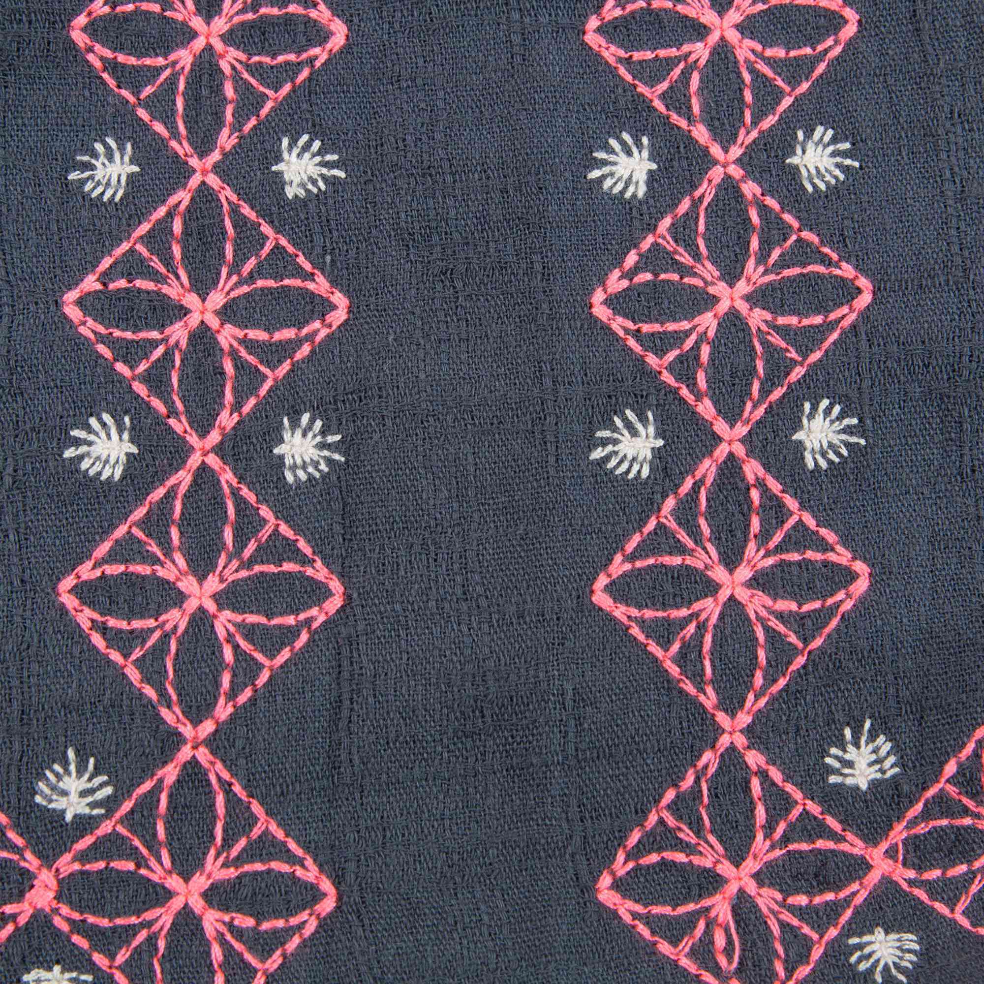 Girls Blue "Chechouan" Cotton Skirt