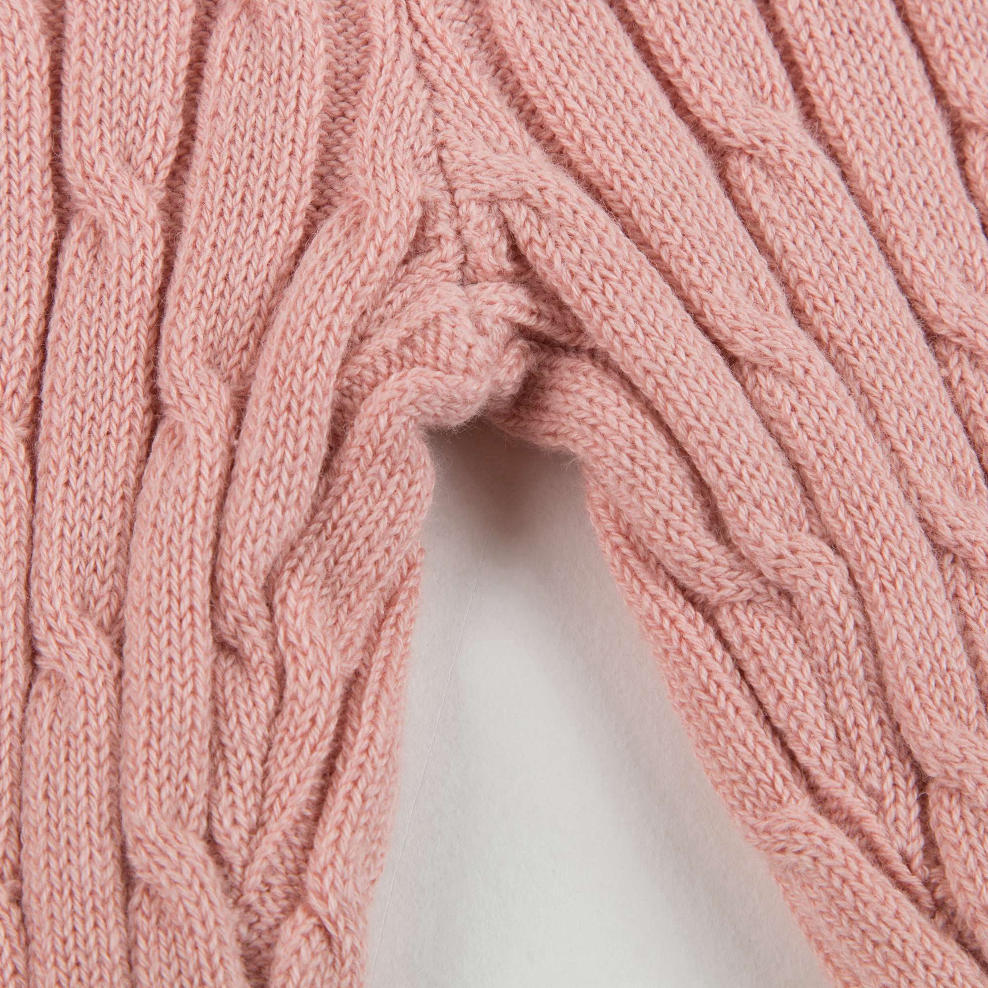 Girls Pink Cotton Leggings