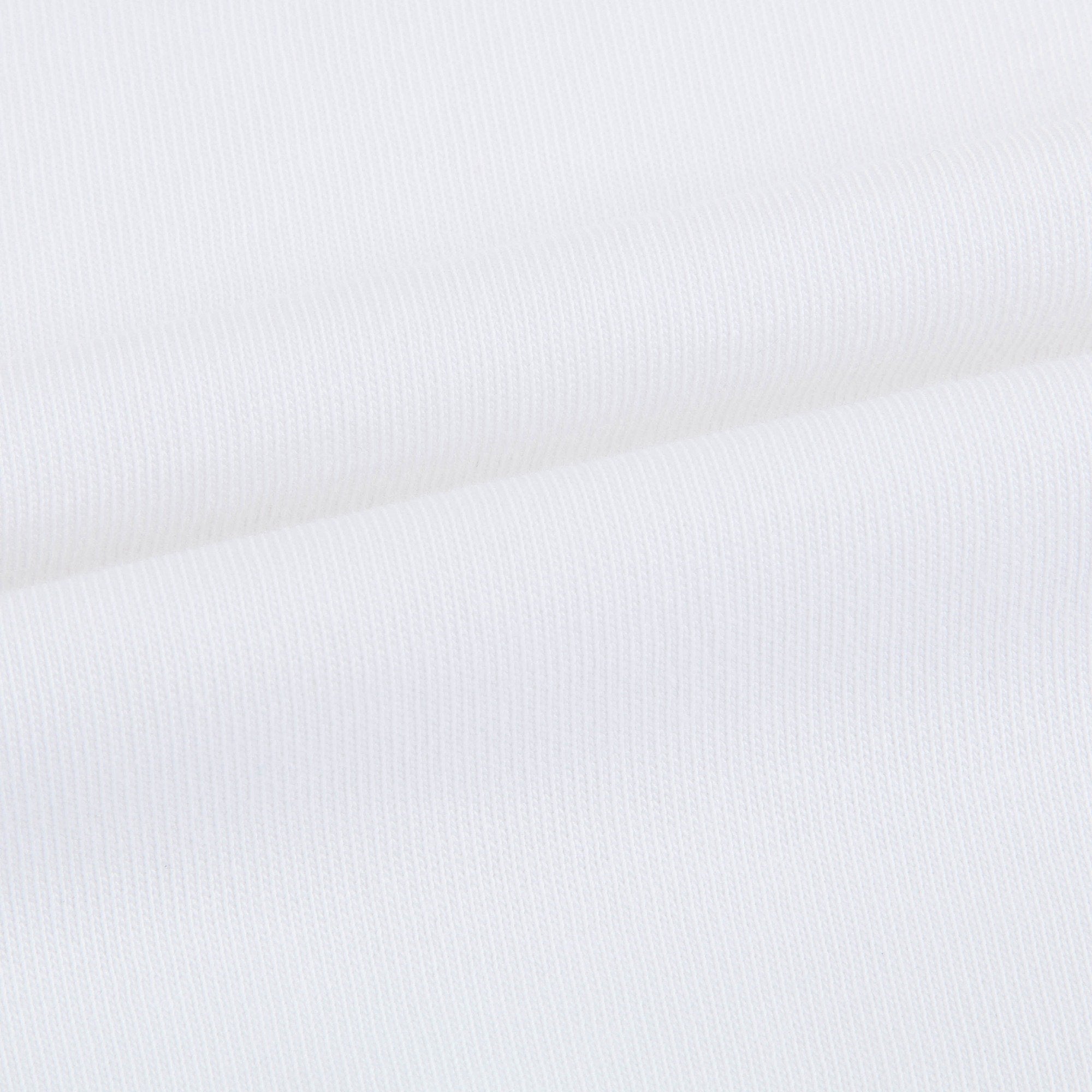 Girls Optical White Cotton T-shirt