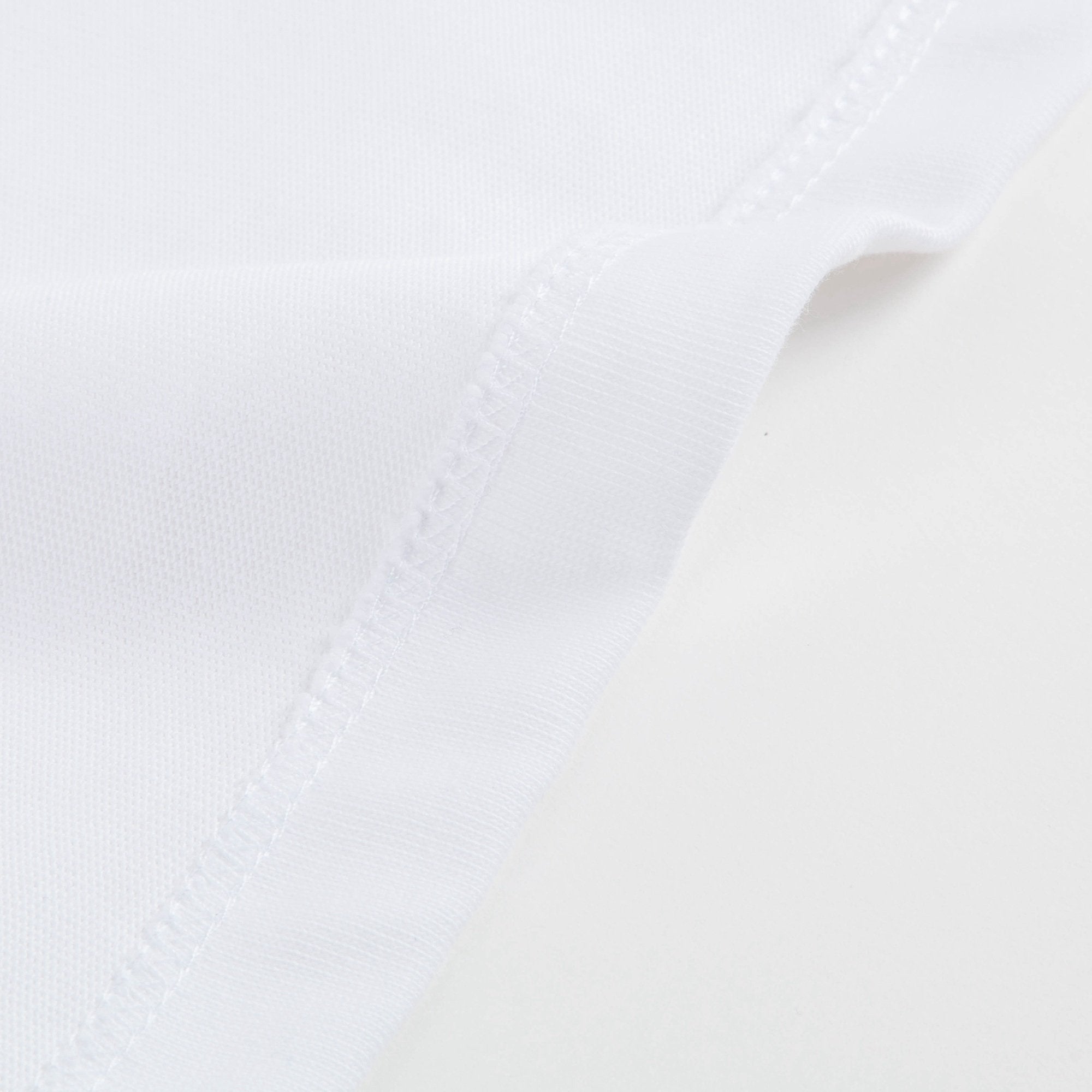 Girls Optical White Cotton T-shirt