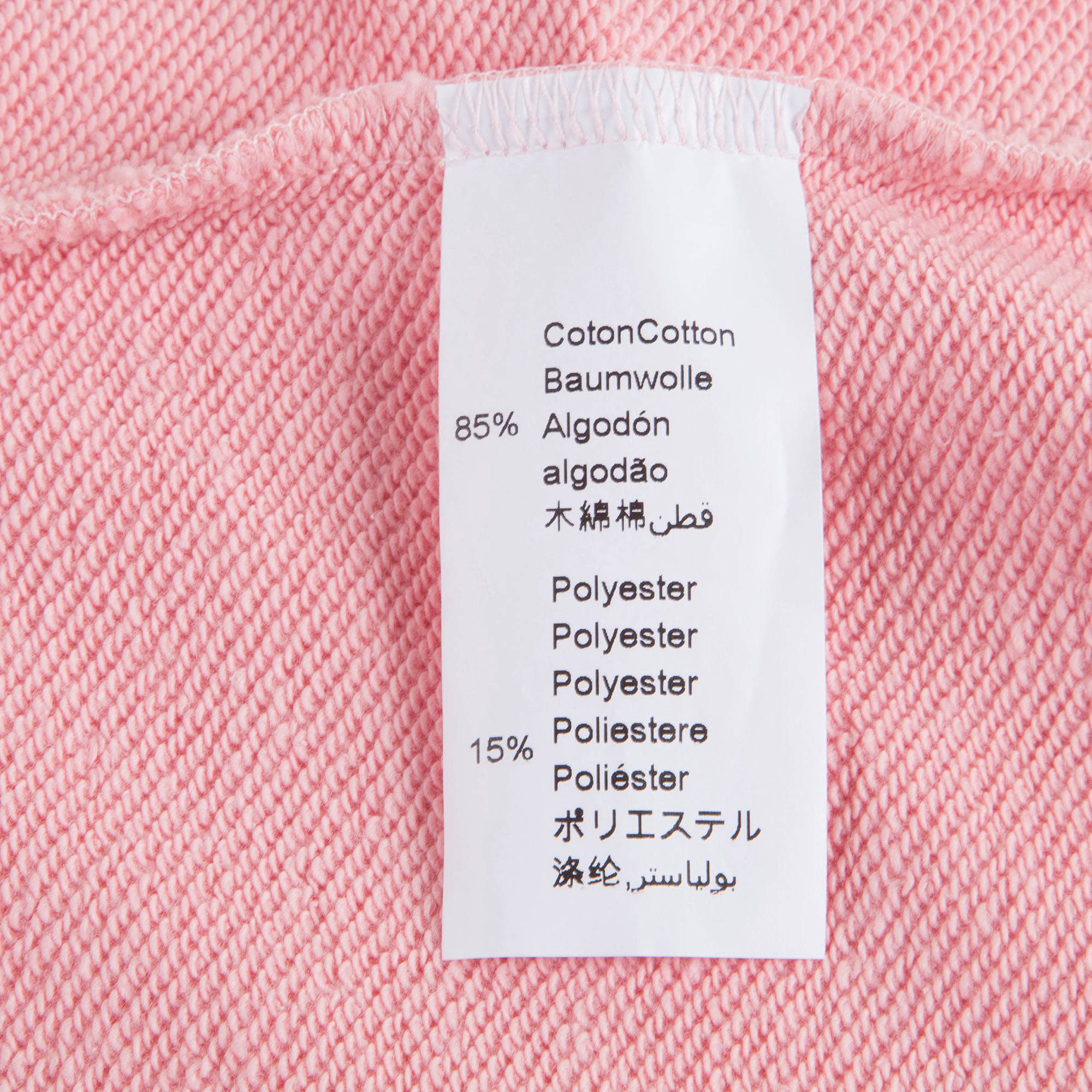 Girls Middle Pink Cotton Cradigan