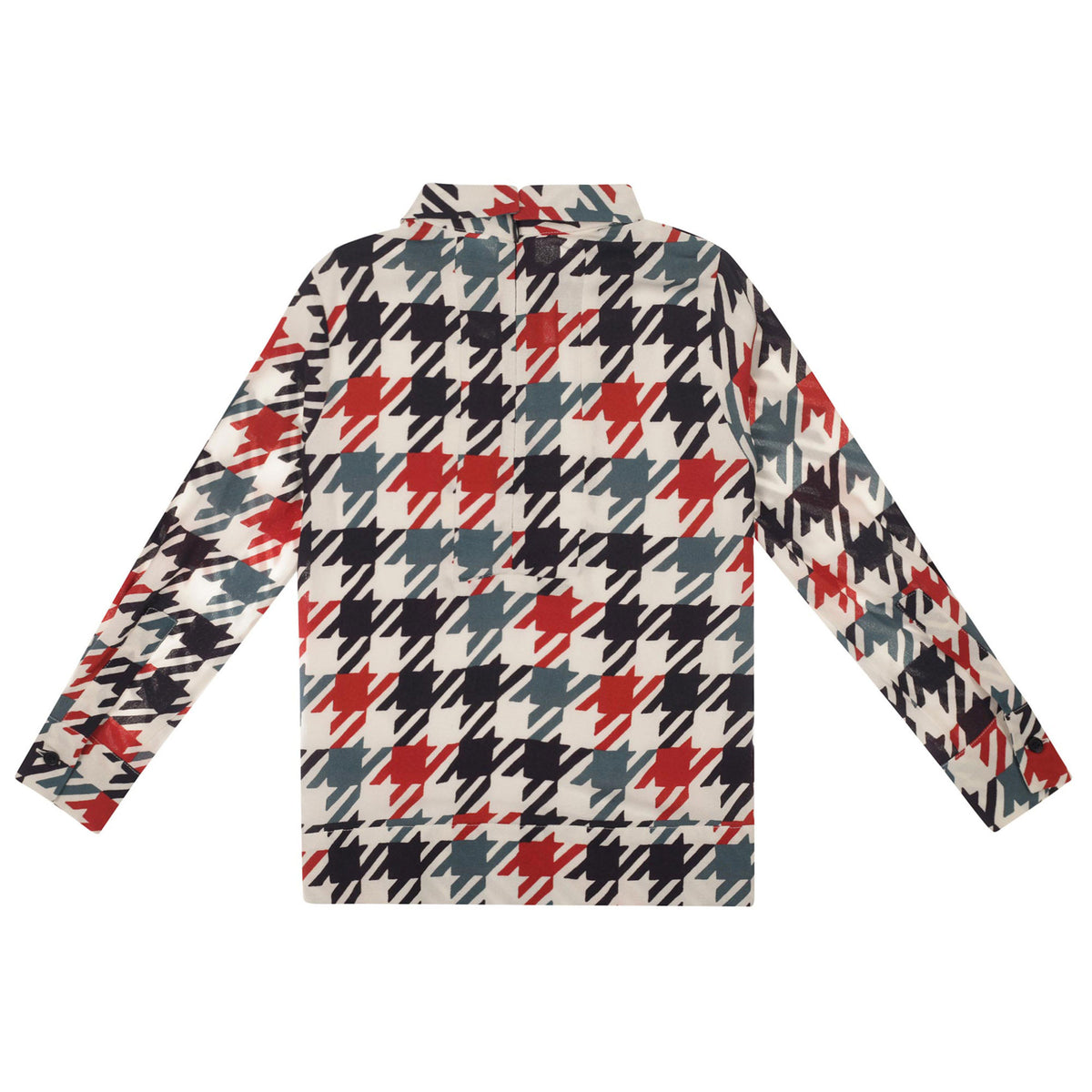 Girls Multicolor Striped Trims Viscose Shirts - CÉMAROSE | Children's Fashion Store - 3