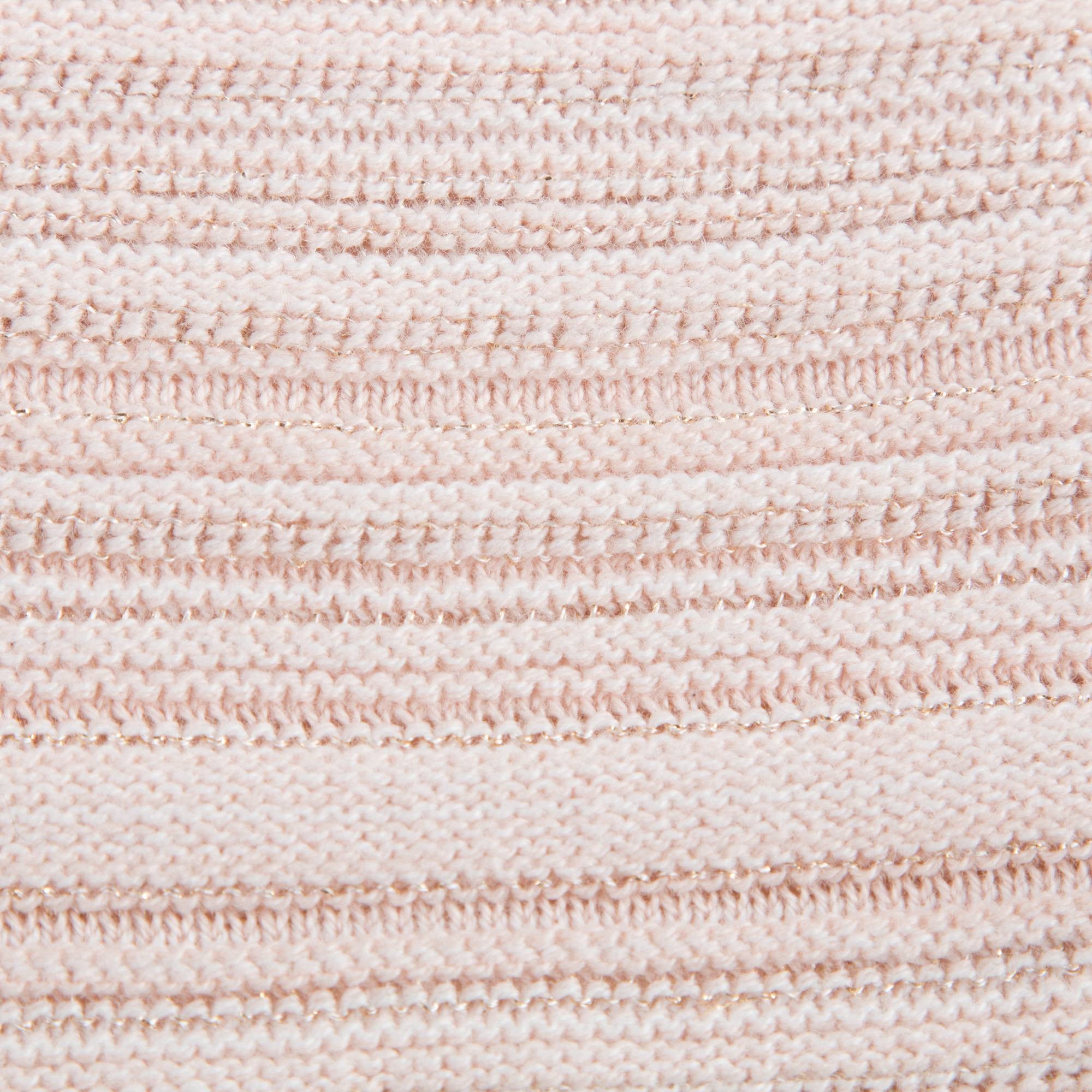 Girls Pink Stripes Knitted Cardigan