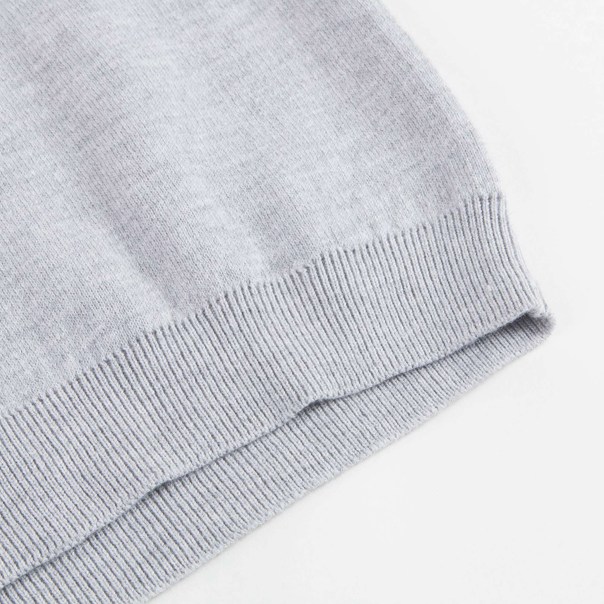Girls Marl Grey Cotton Sweatshirt