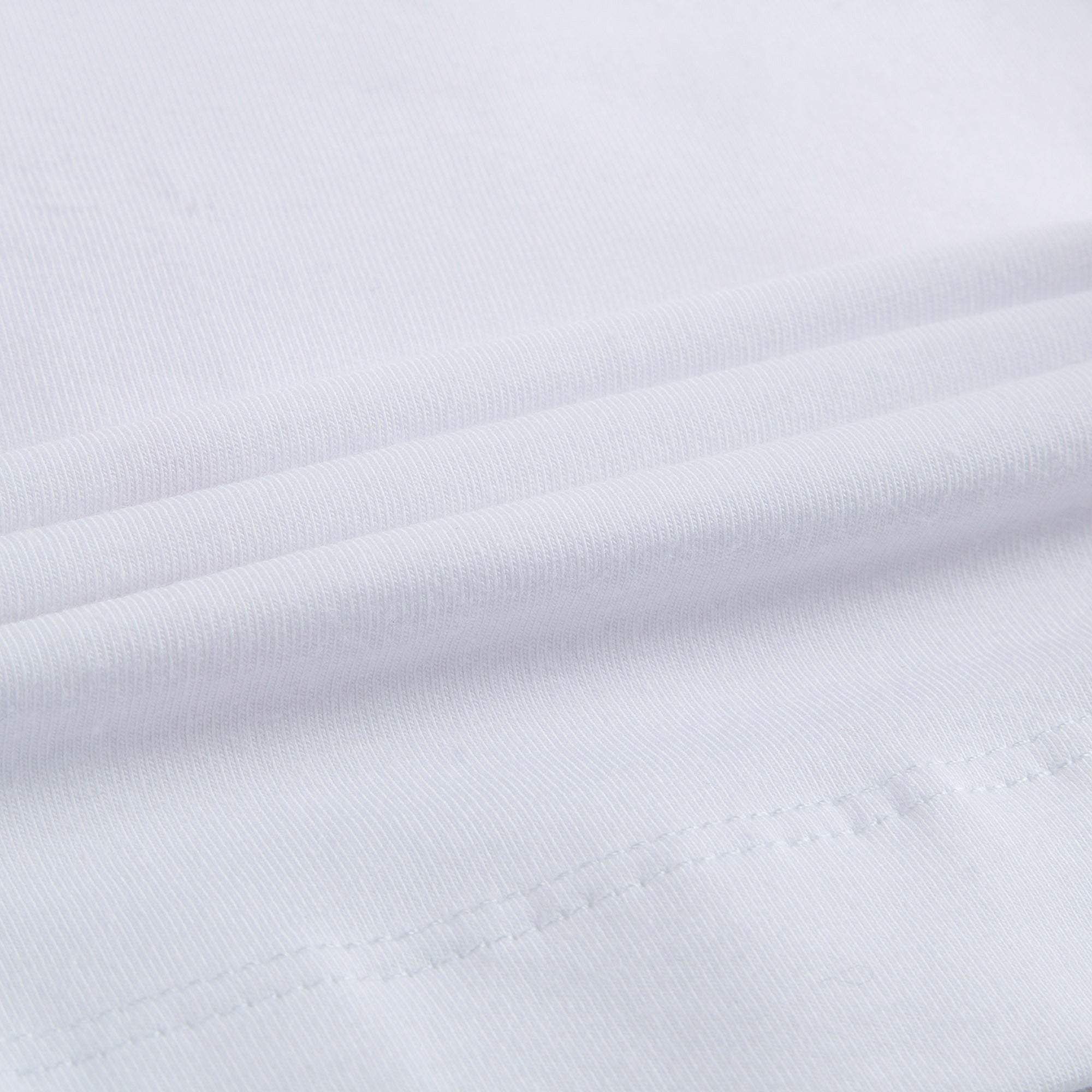 Girs White Cotton T-Shirt With Pink Flower applique
