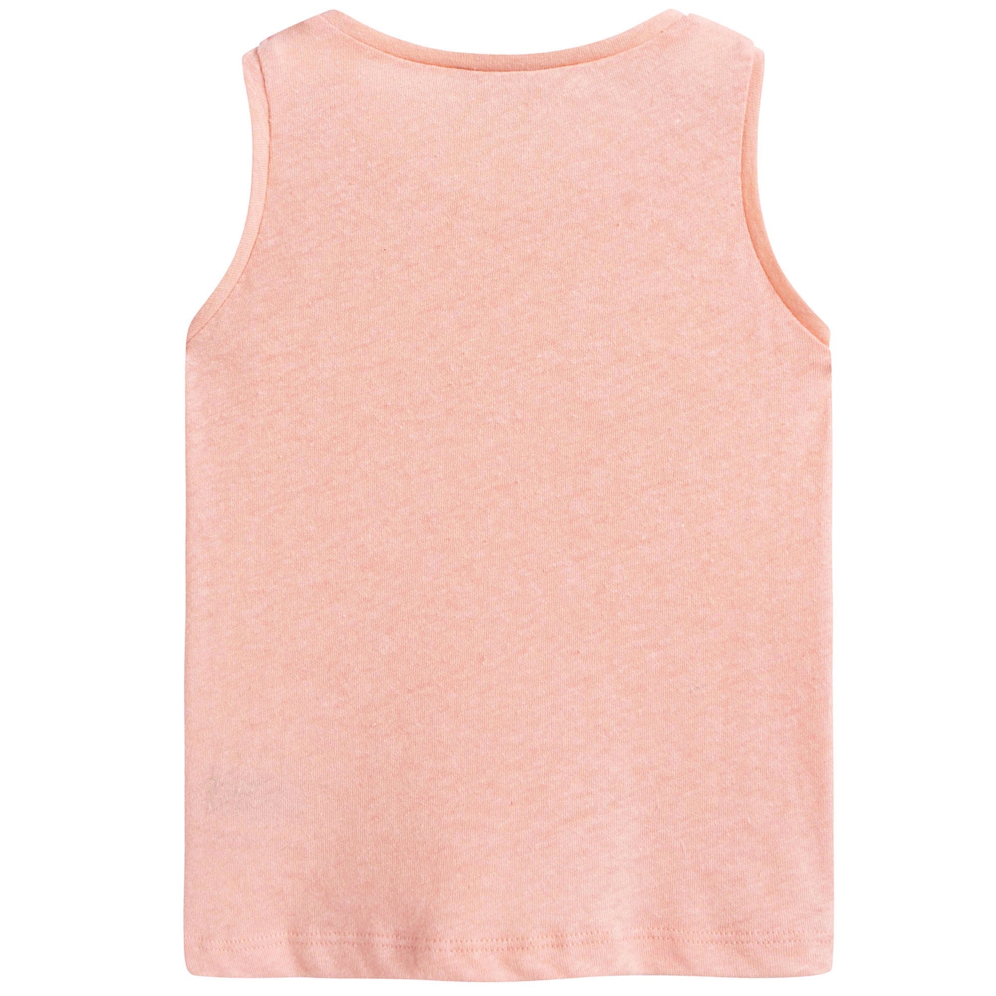 Girls Pink Cotton Vest