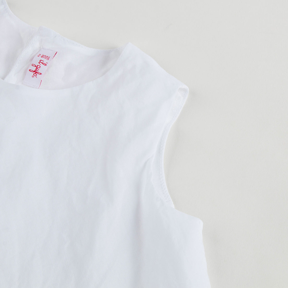 Girls White Cotton Peplum T-Shirt - CÉMAROSE | Children's Fashion Store - 4