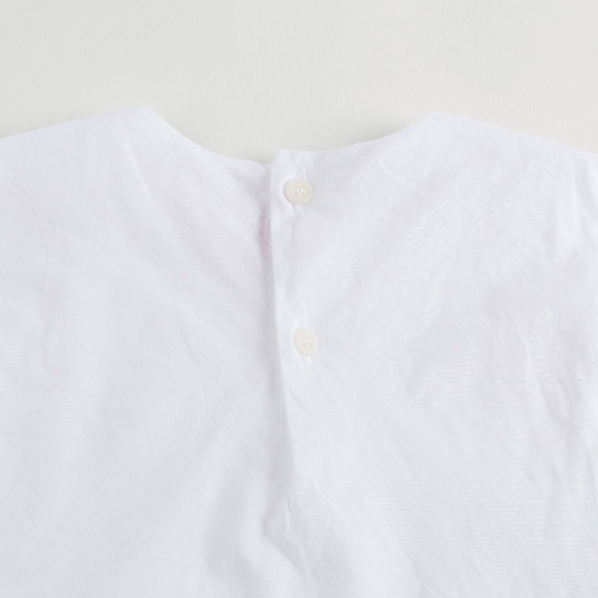 Girls White Cotton Peplum T-Shirt - CÉMAROSE | Children's Fashion Store - 6
