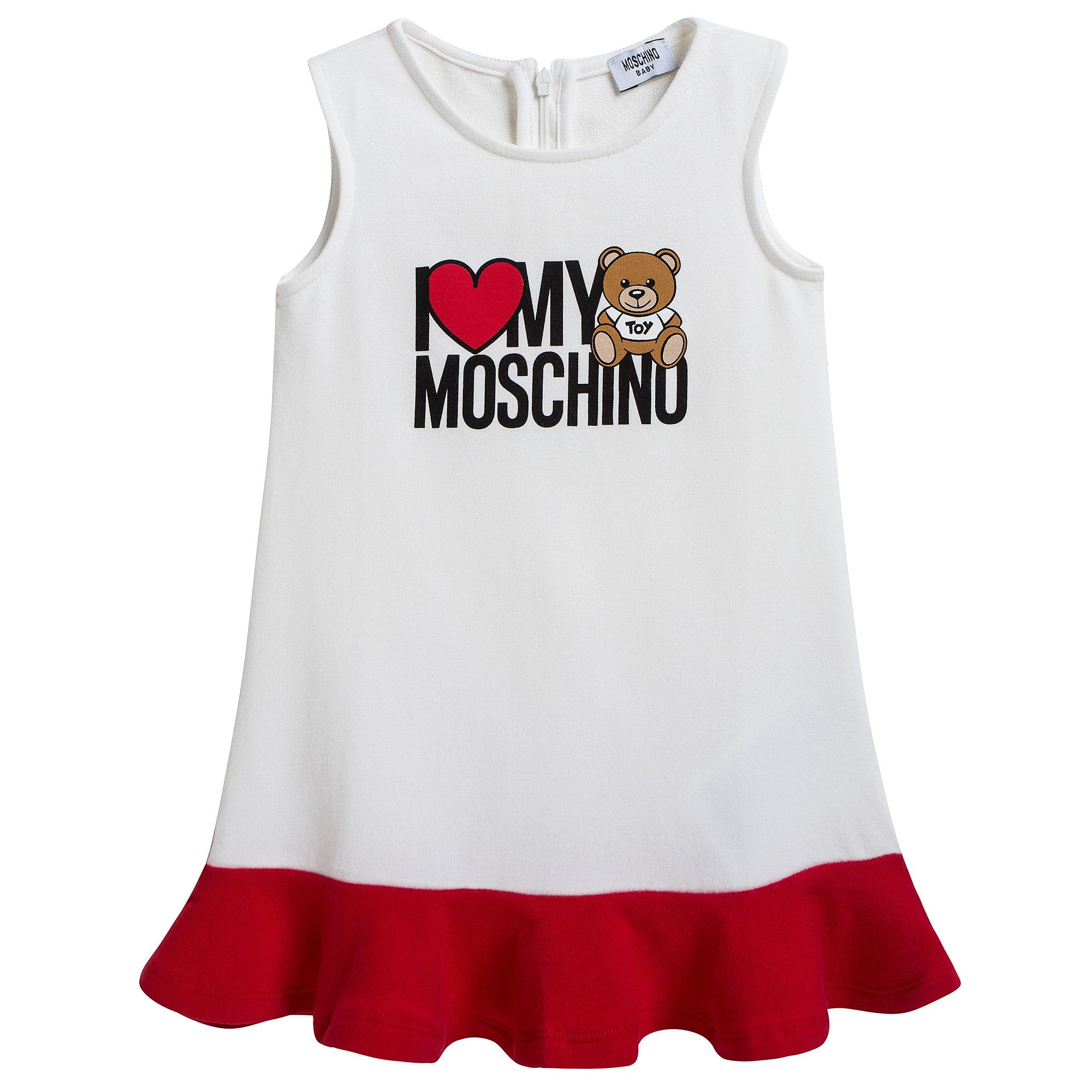 Baby Girls White Heart Dress